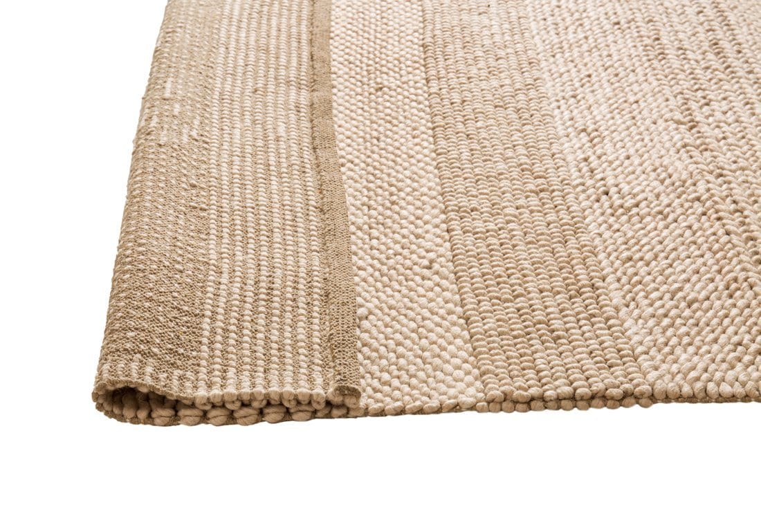 Joline Caramel Beige Braided and Looped Rug - Image 16