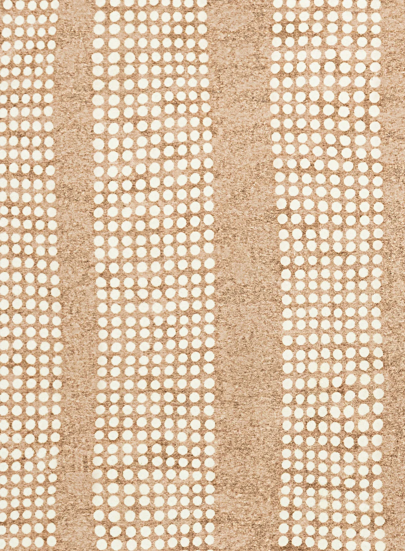 Joni Beige Cream Dot Pattern Washable Rug - Image 15