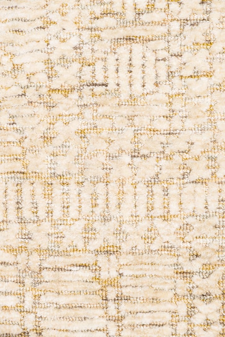 Jordan Mustard and Beige Geometric Modern Rug - Image 10