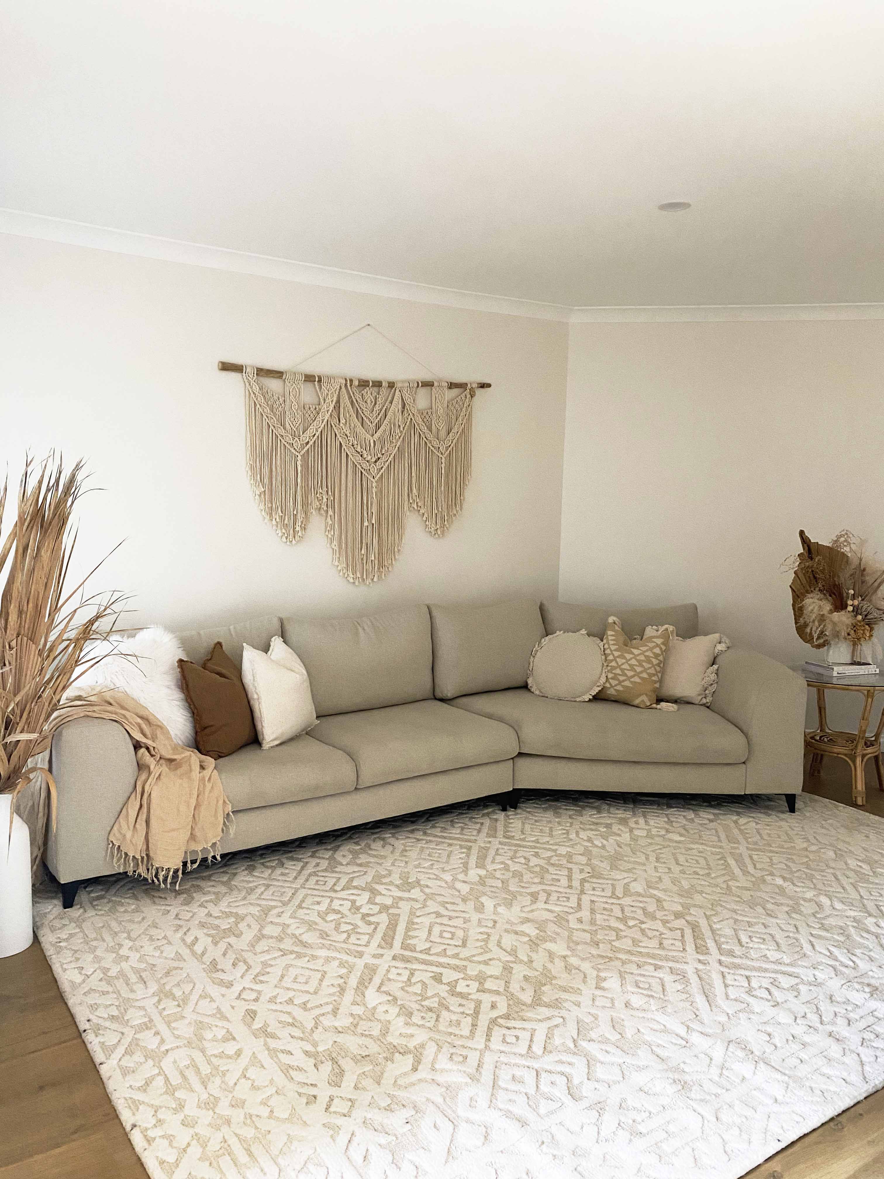Josephine Ivory and Cream Tribal Transitional Rug - Image 3