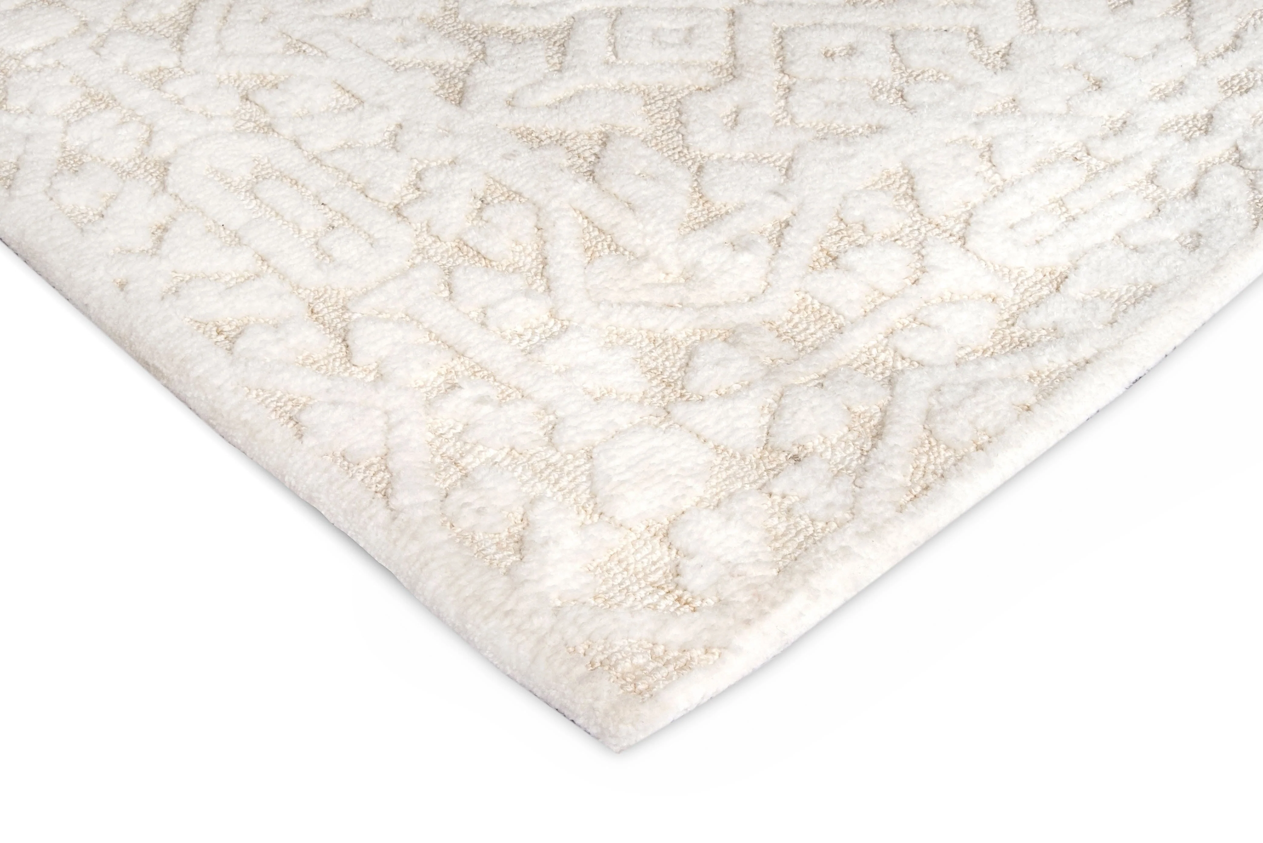 Josephine Ivory and Cream Tribal Transitional Runner Rug - Image 13