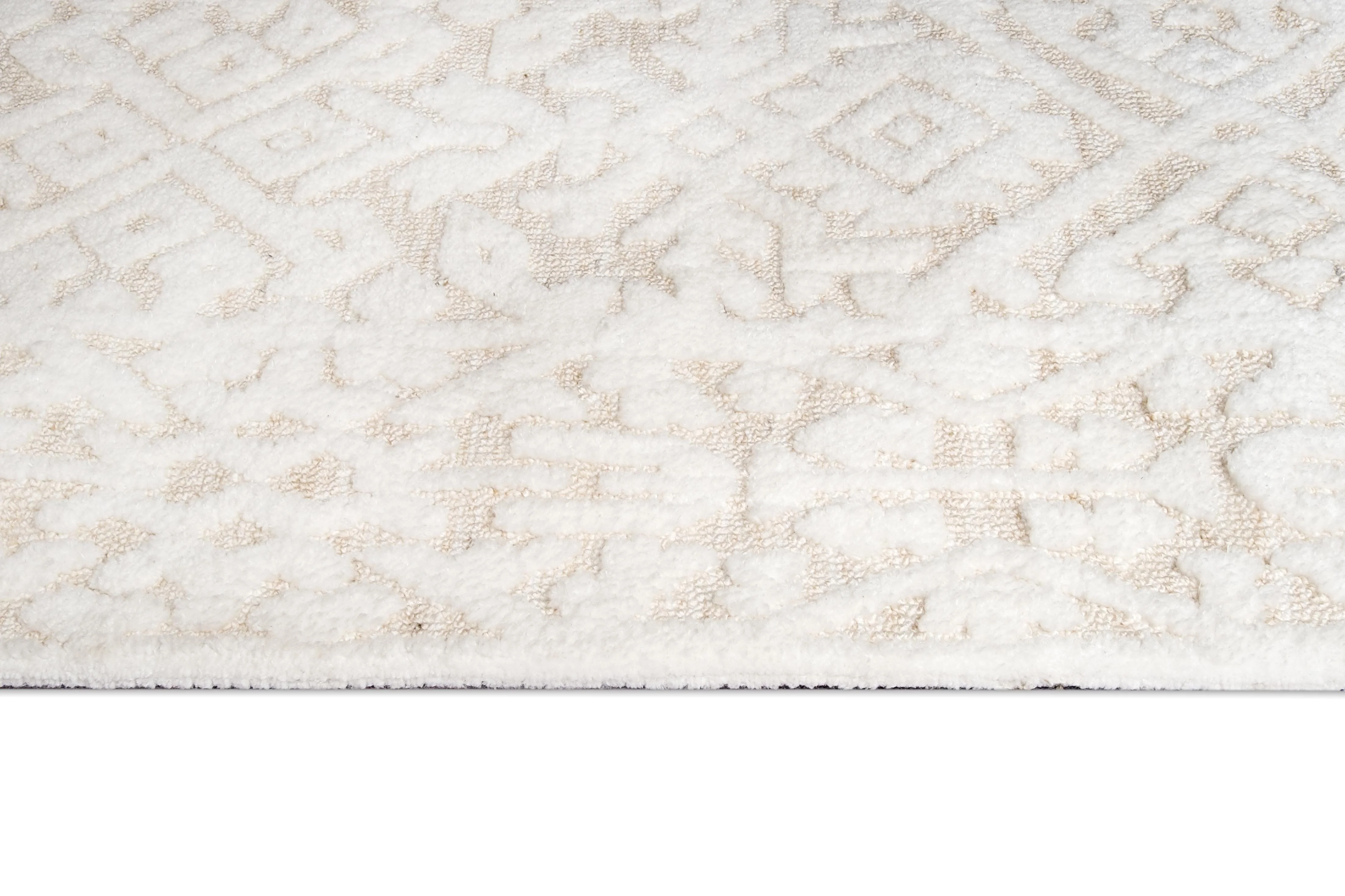 Josephine Ivory and Cream Tribal Transitional Runner Rug - Image 14