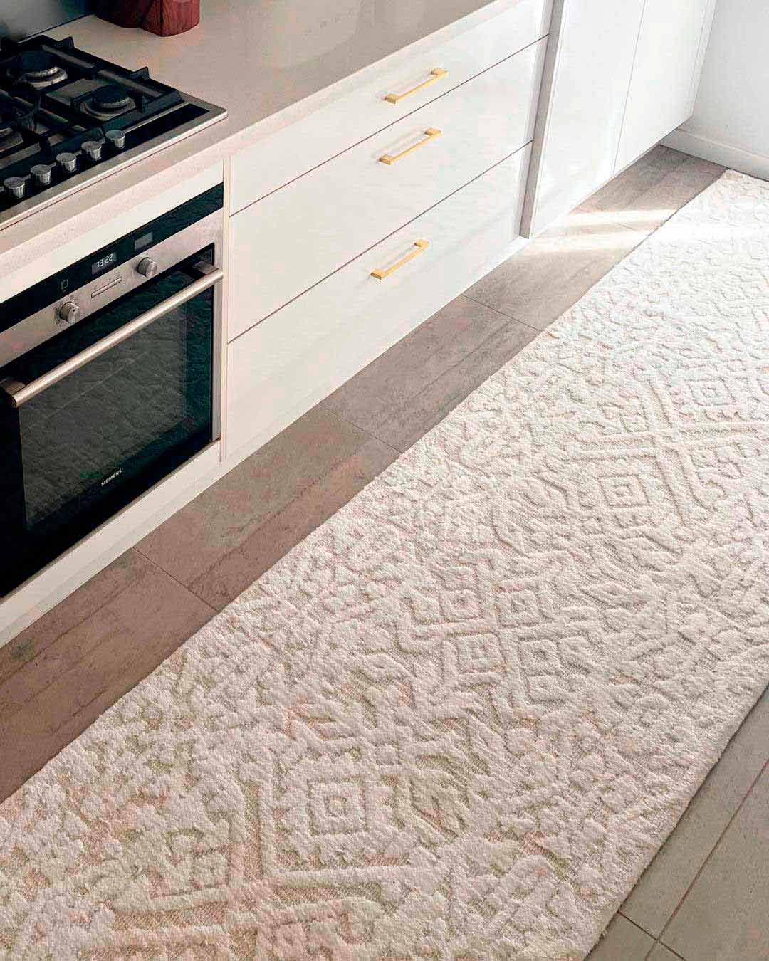 Josephine Ivory and Cream Tribal Transitional Runner Rug - Image 8