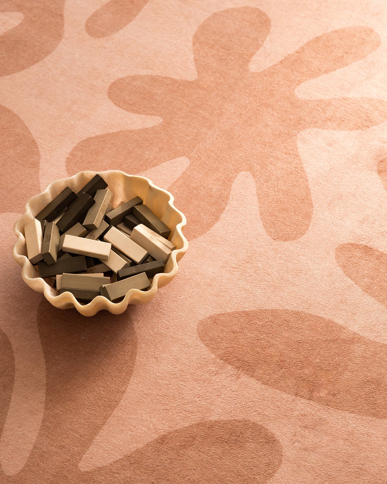 Juno Pink Terracotta Shapes Rollie Pollie Round Playmat - Image 5