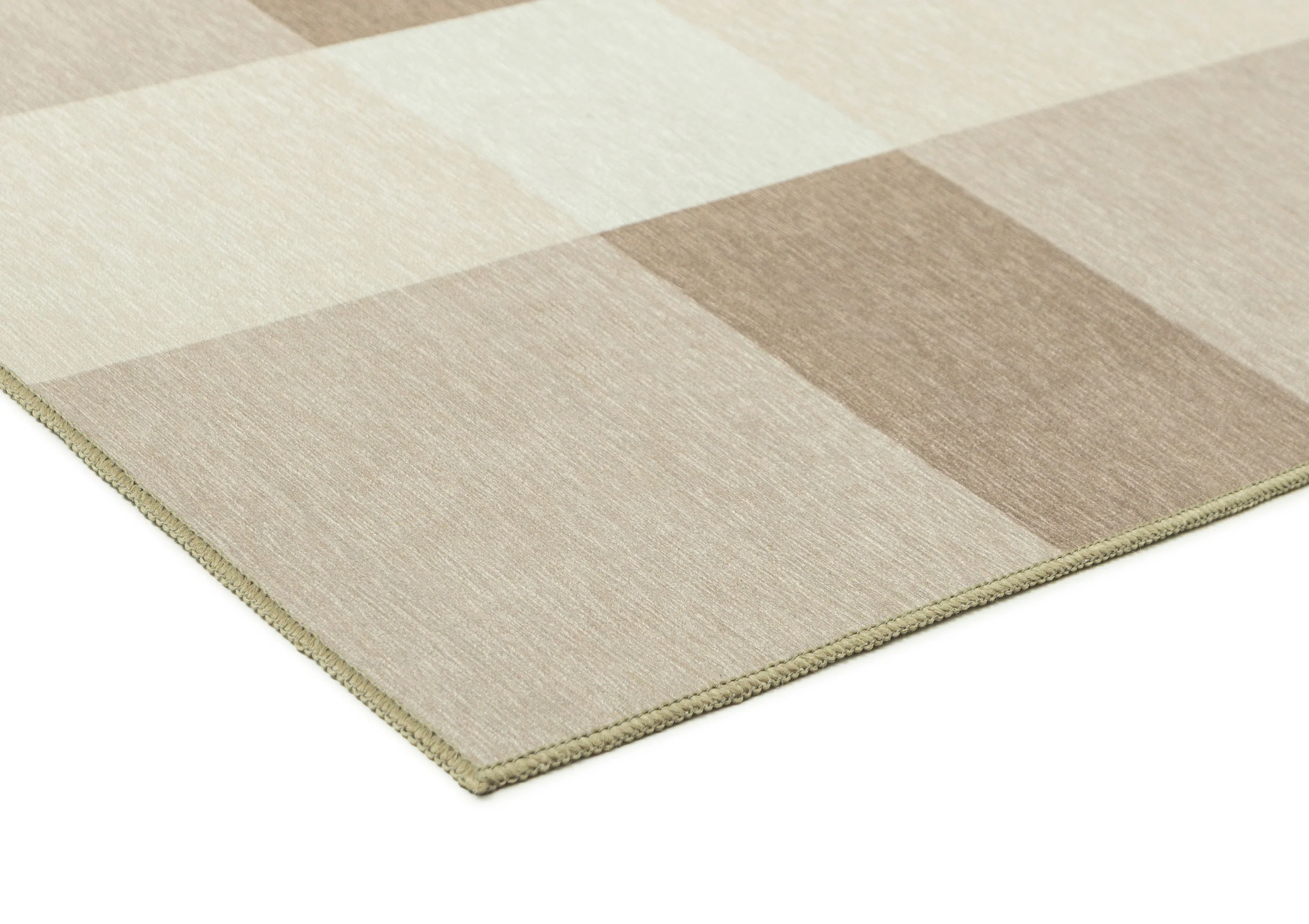 Jura Beige and Ivory Checkered Indoor Outdoor Rug - Image 10