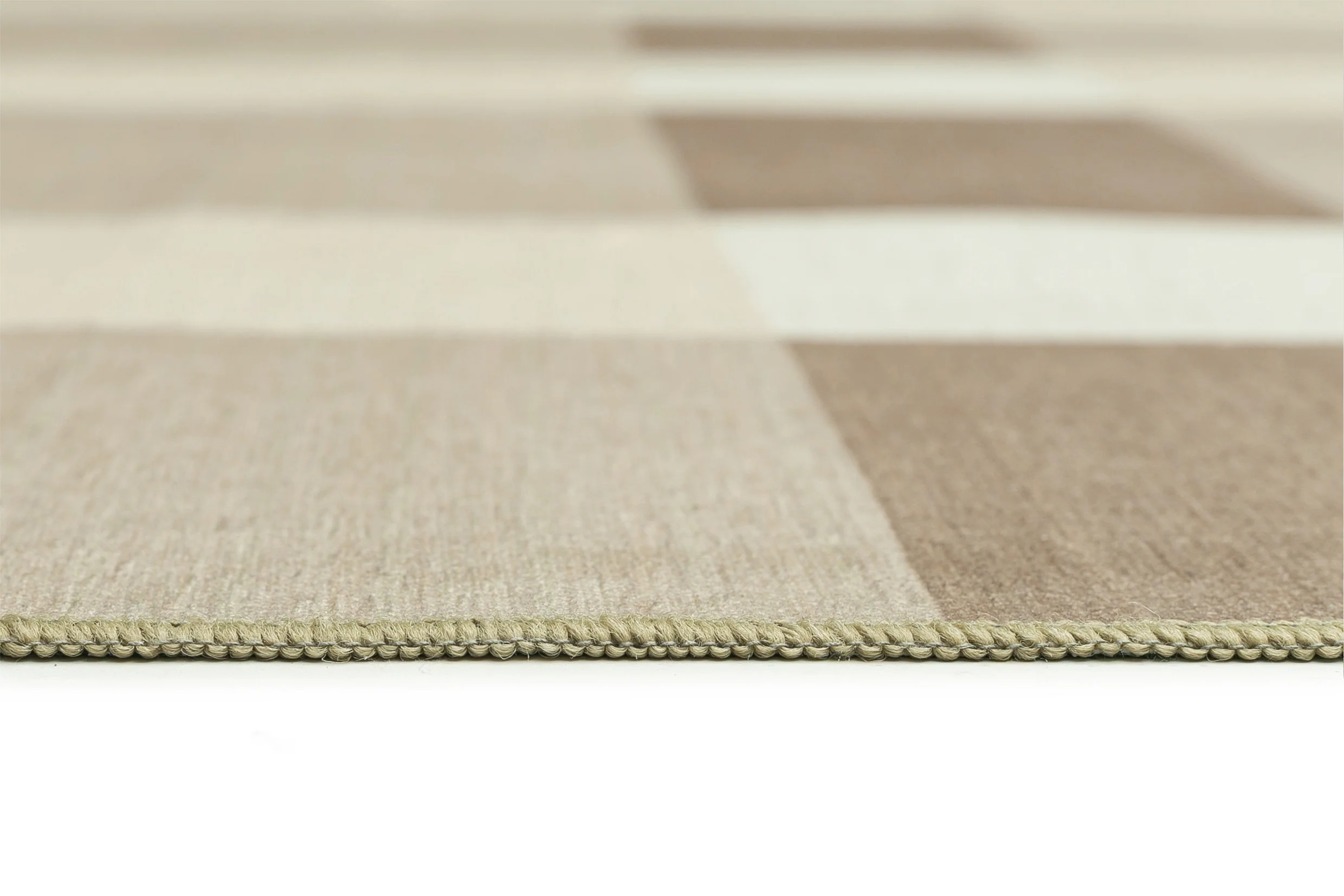 Jura Beige and Ivory Checkered Indoor Outdoor Rug - Image 14