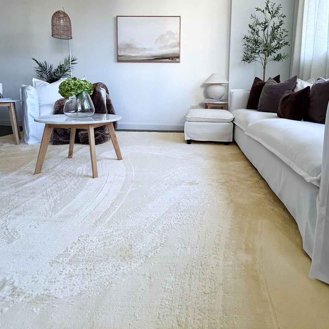 Kabir Neutral Abstract Rug - Image 4