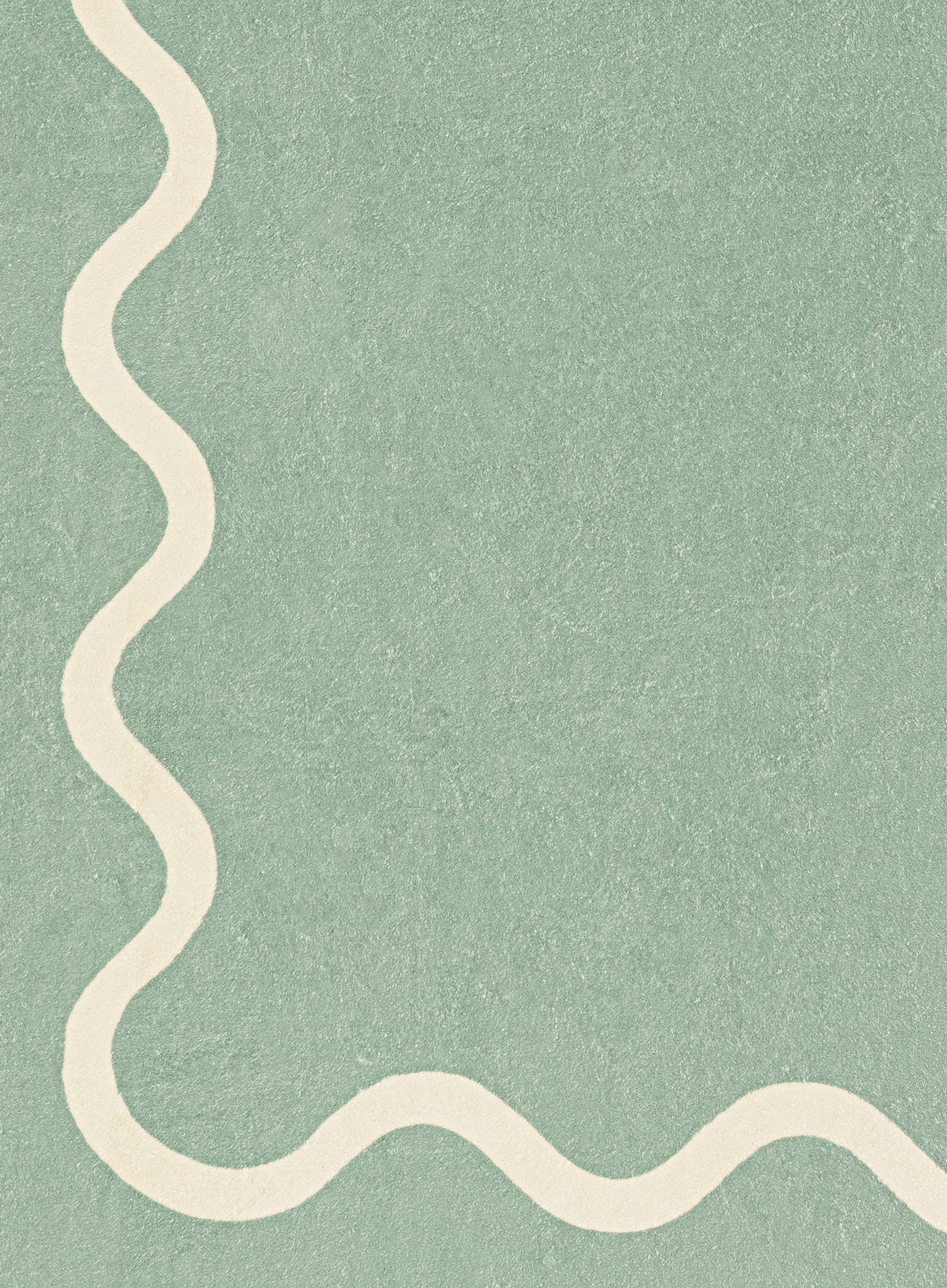 Kairo Green and Cream Wiggle Bordered Washable Rug - Image 19