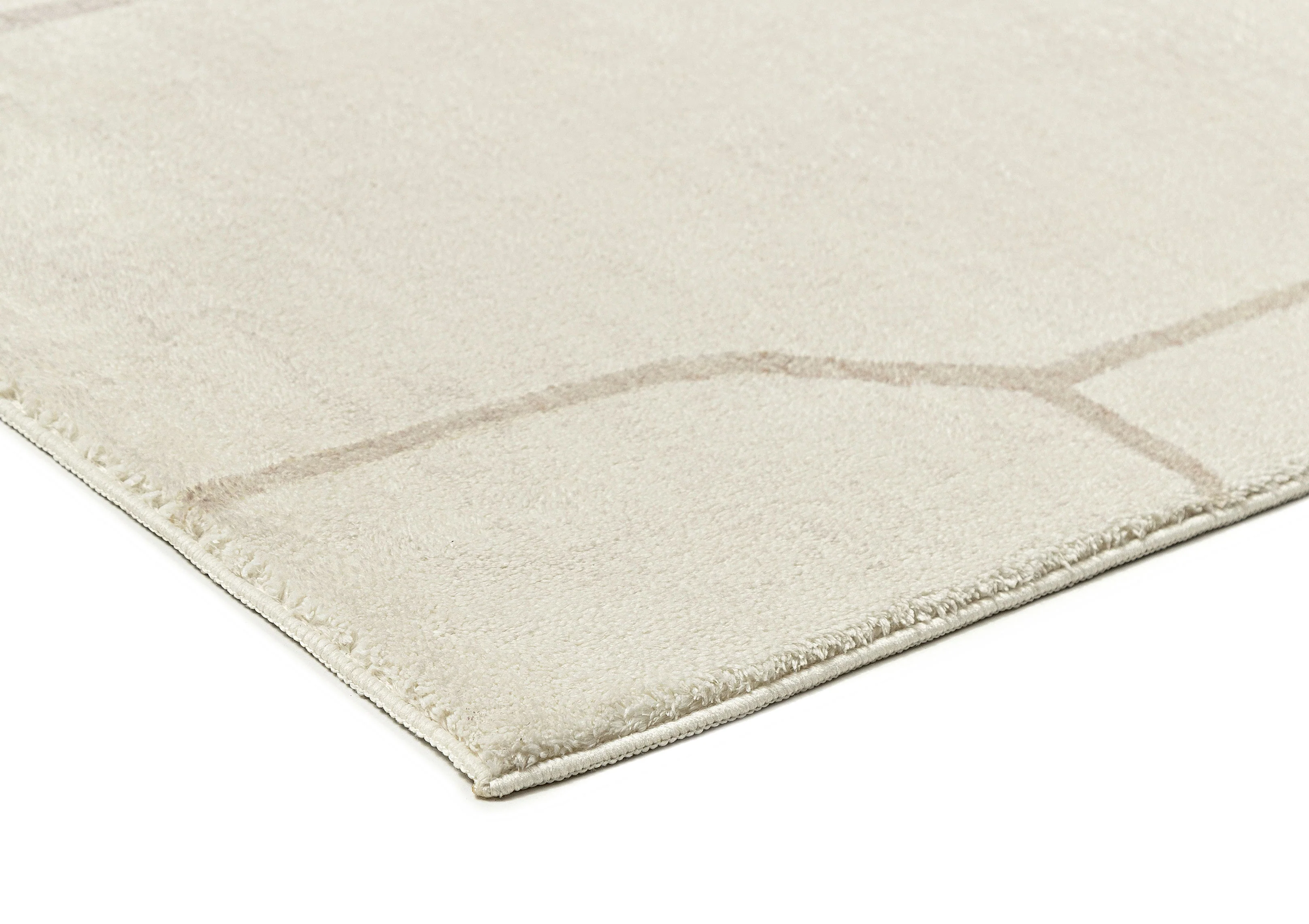 Kaliko Beige Abstract Pattern Washable Rug - Image 12