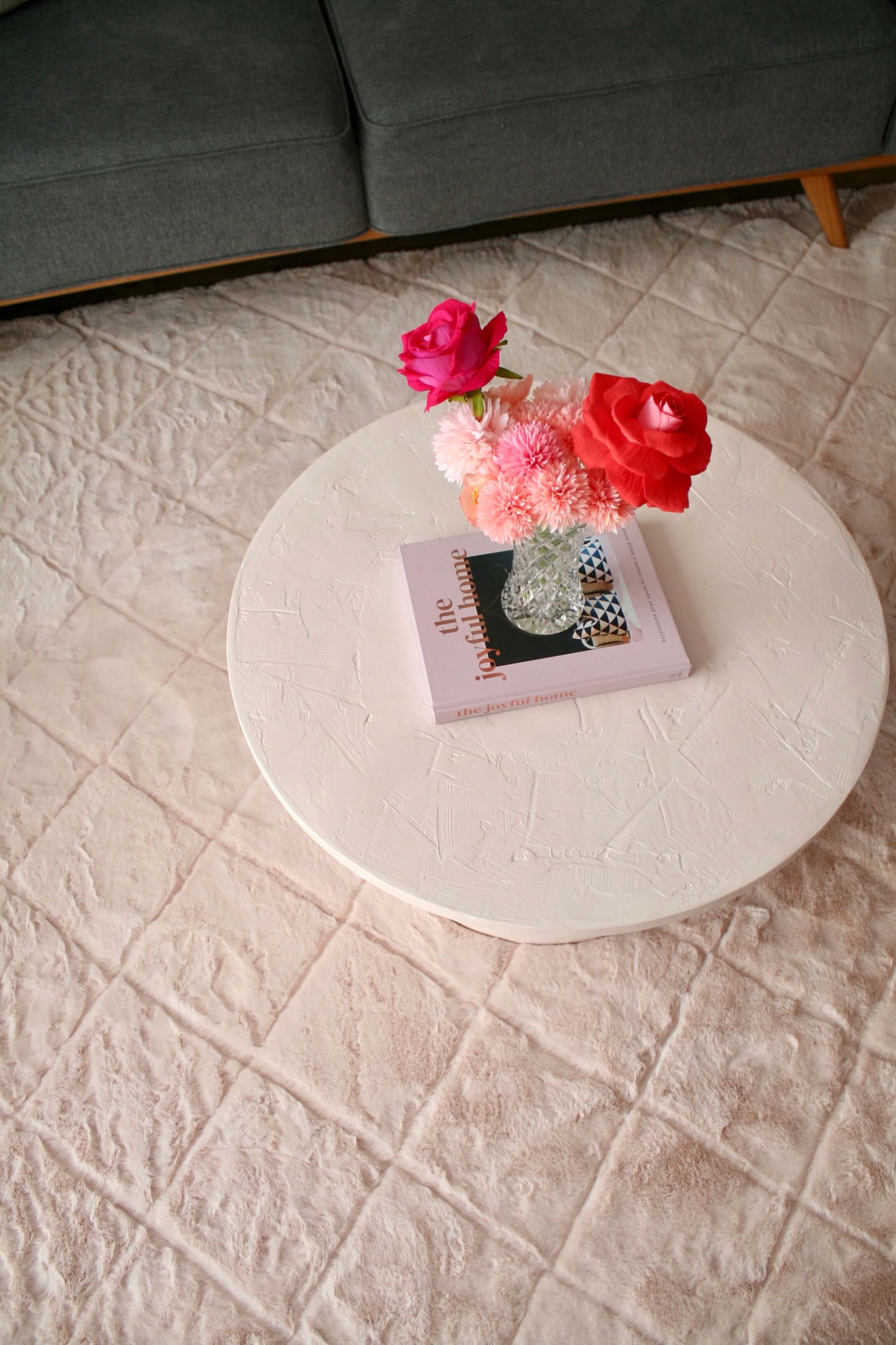 Karlie Blush Pink Diamond Shag Rug - Image 11
