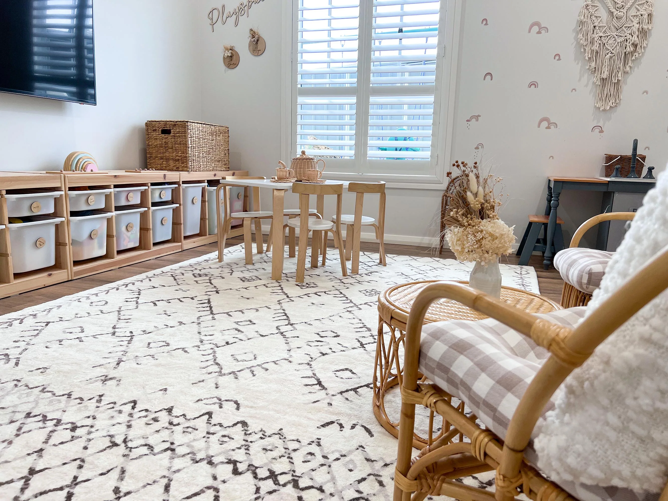 Karmina Brown and Cream Abstract Tribal Washable Rug - Image 12