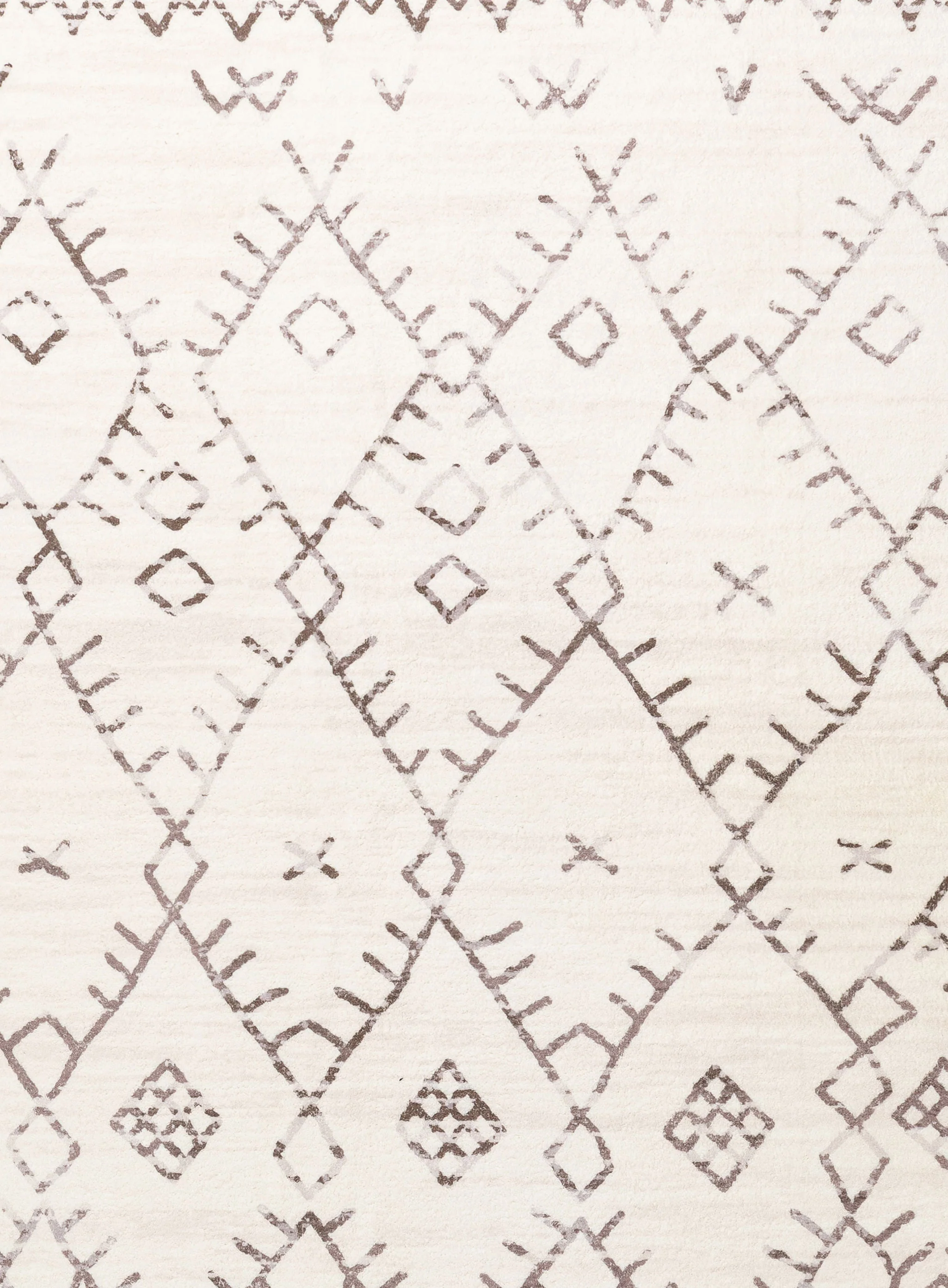 Karmina Brown and Cream Abstract Tribal Washable Rug - Image 20