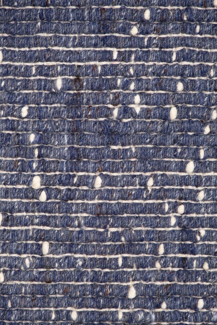 Kendra Navy Blue and Ivory Wool Rug - Image 16