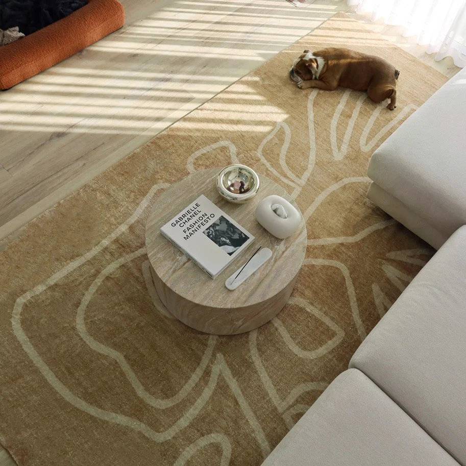 Khayana Brown Hand Drawn Washable Rug - Image 6