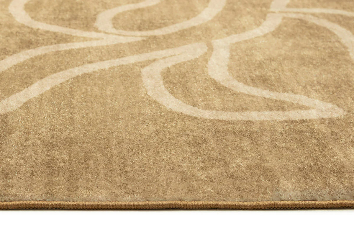 Khayana Brown Hand Drawn Washable Rug - Image 8
