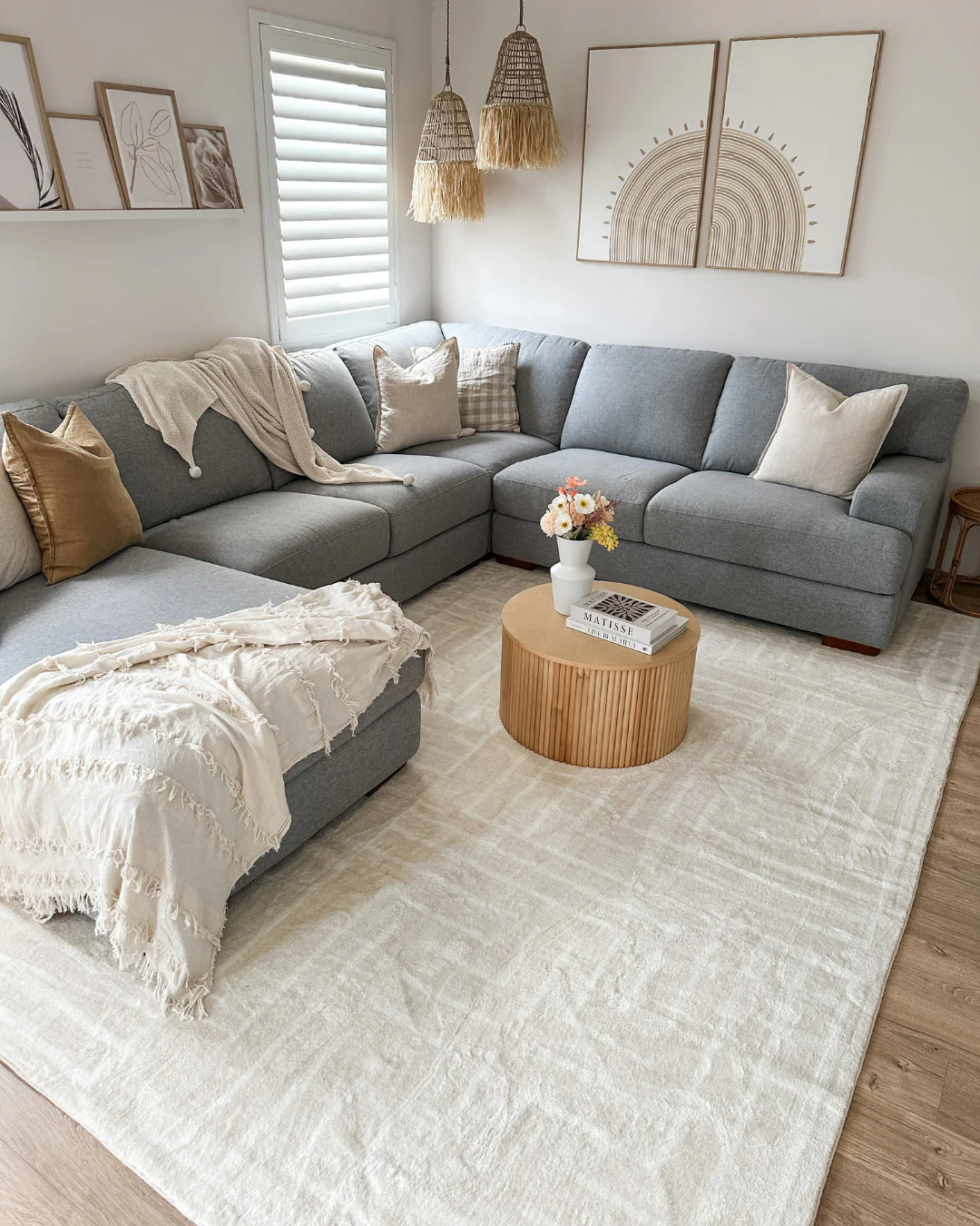 Kiana Cream Modern Washable Rug - Image 2