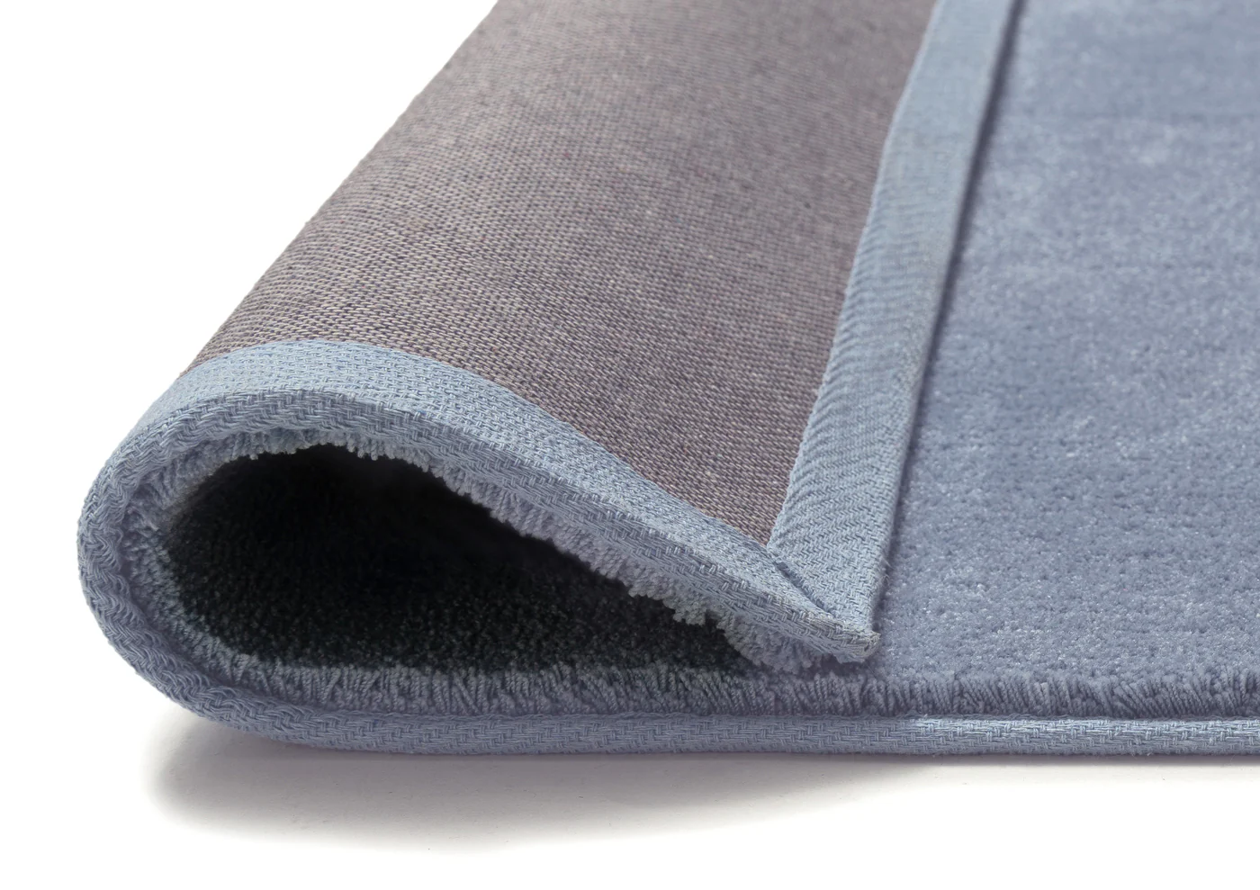 Kimi Soft Blue Shag Rug - Image 14