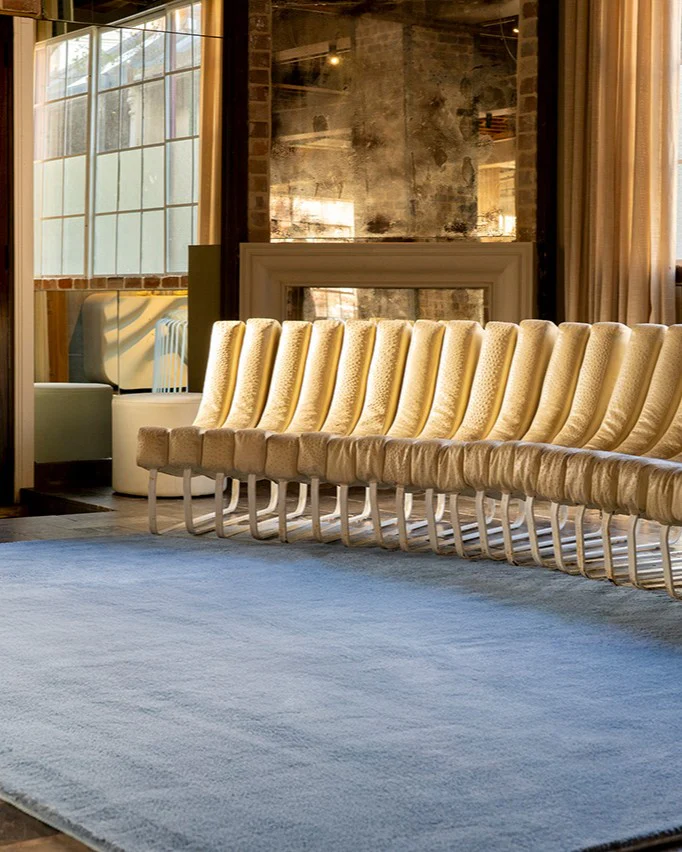 Kimi Soft Blue Shag Rug - Image 9