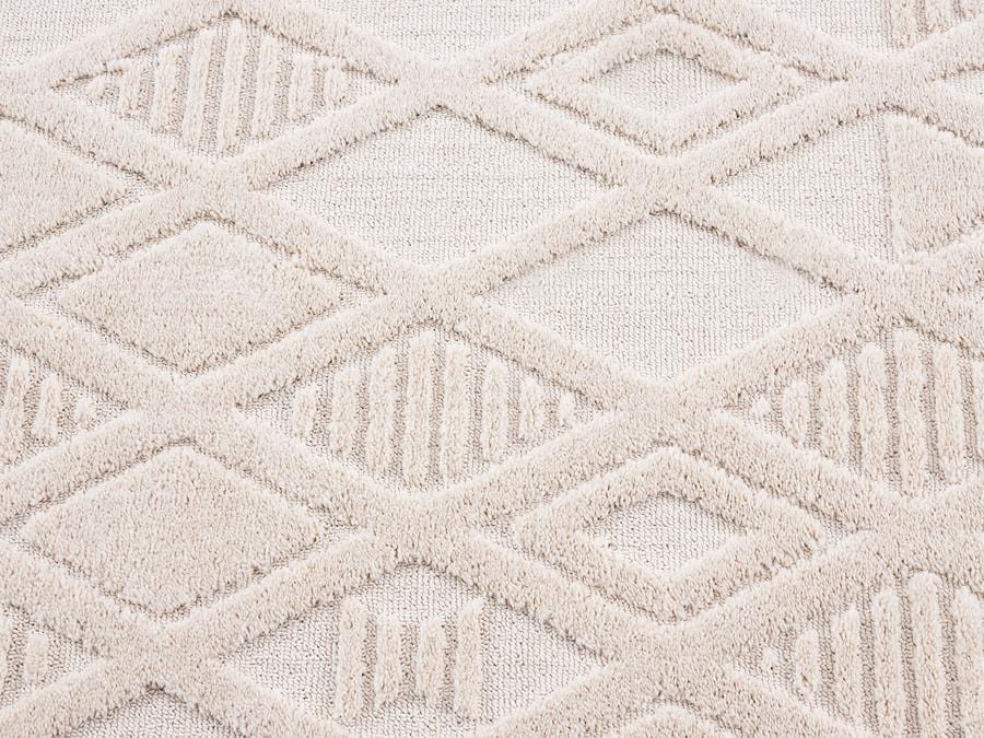 Kira Diamond Detail Textured Runner Rug - Image 8