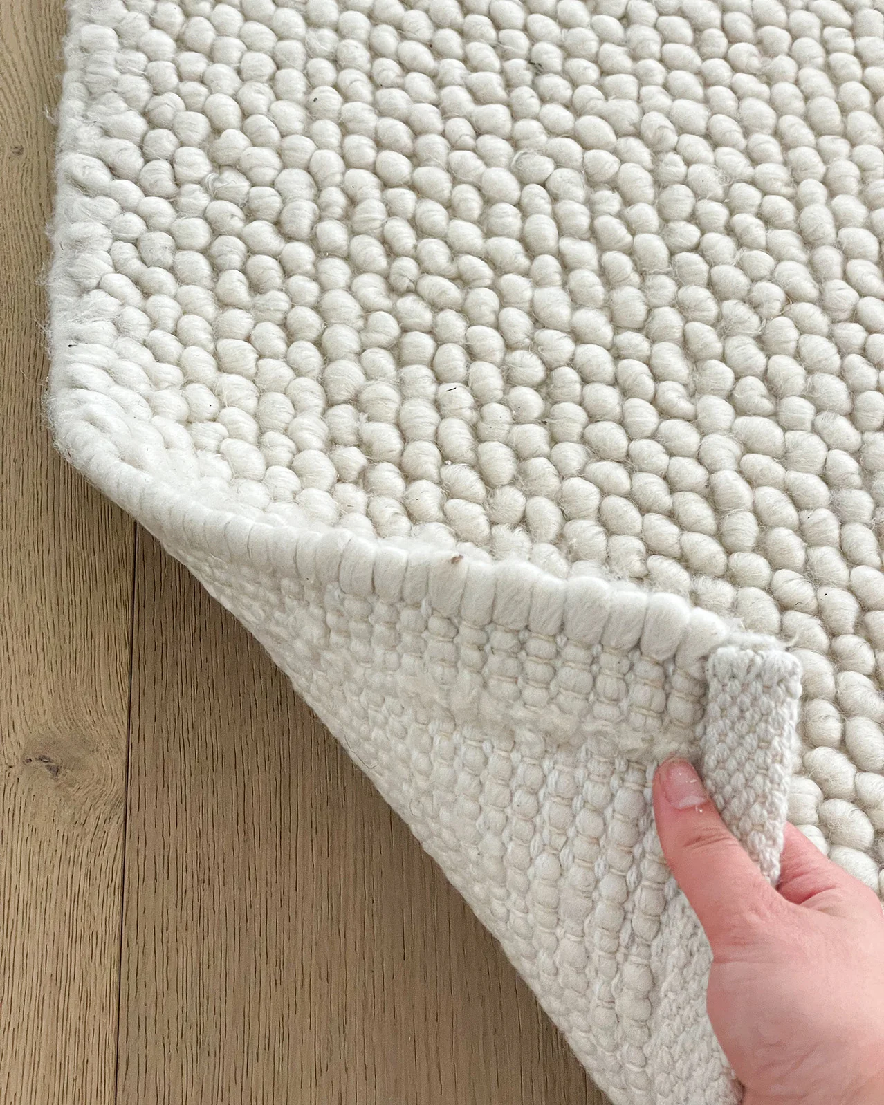 Kirsi Ivory Looped Indoor Outdoor P.E.T Rug - Image 15