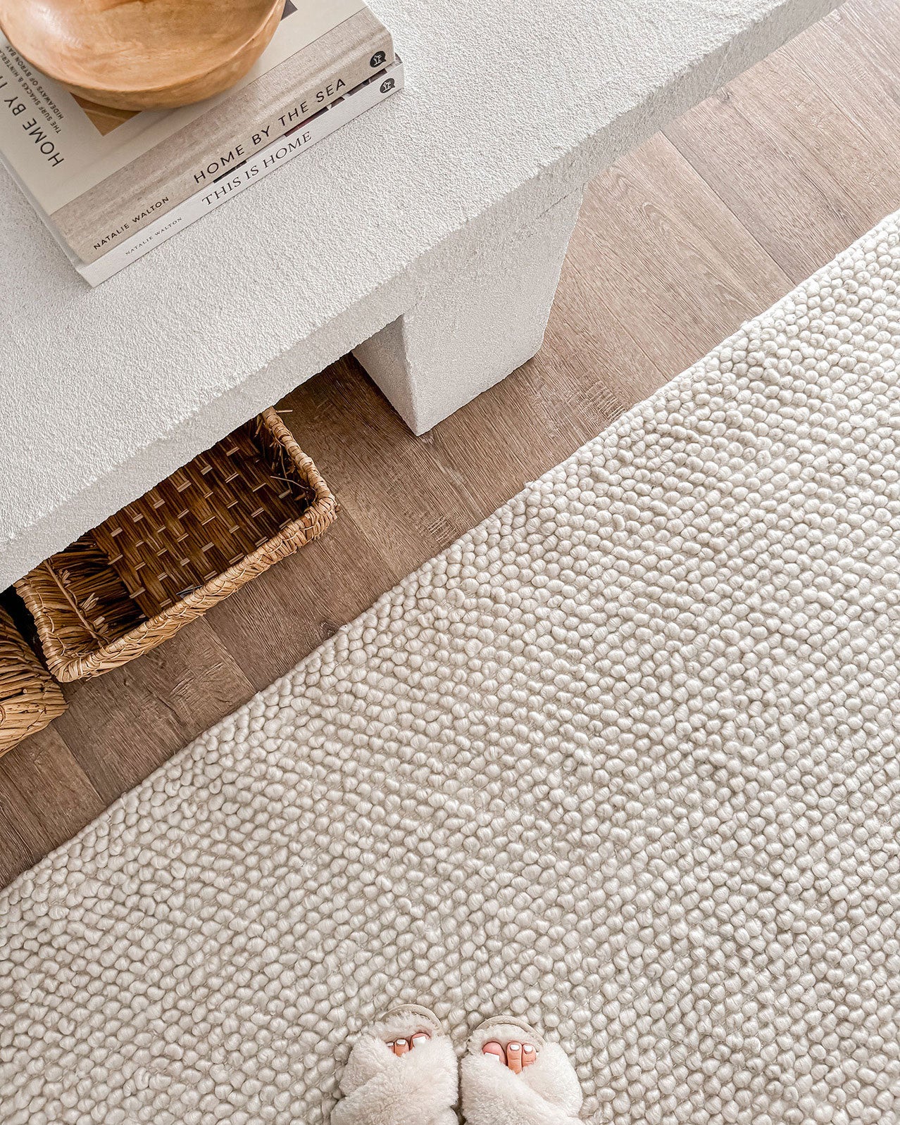Kirsi Ivory Looped Indoor Outdoor P.E.T Rug - Image 7