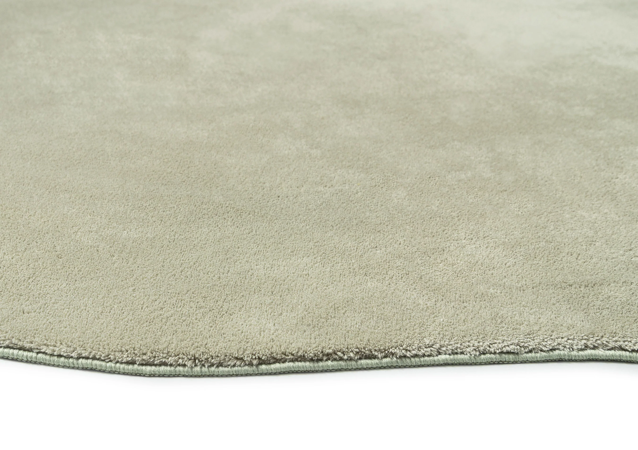 Kisa Green Irregular Round Washable Rug - Image 2