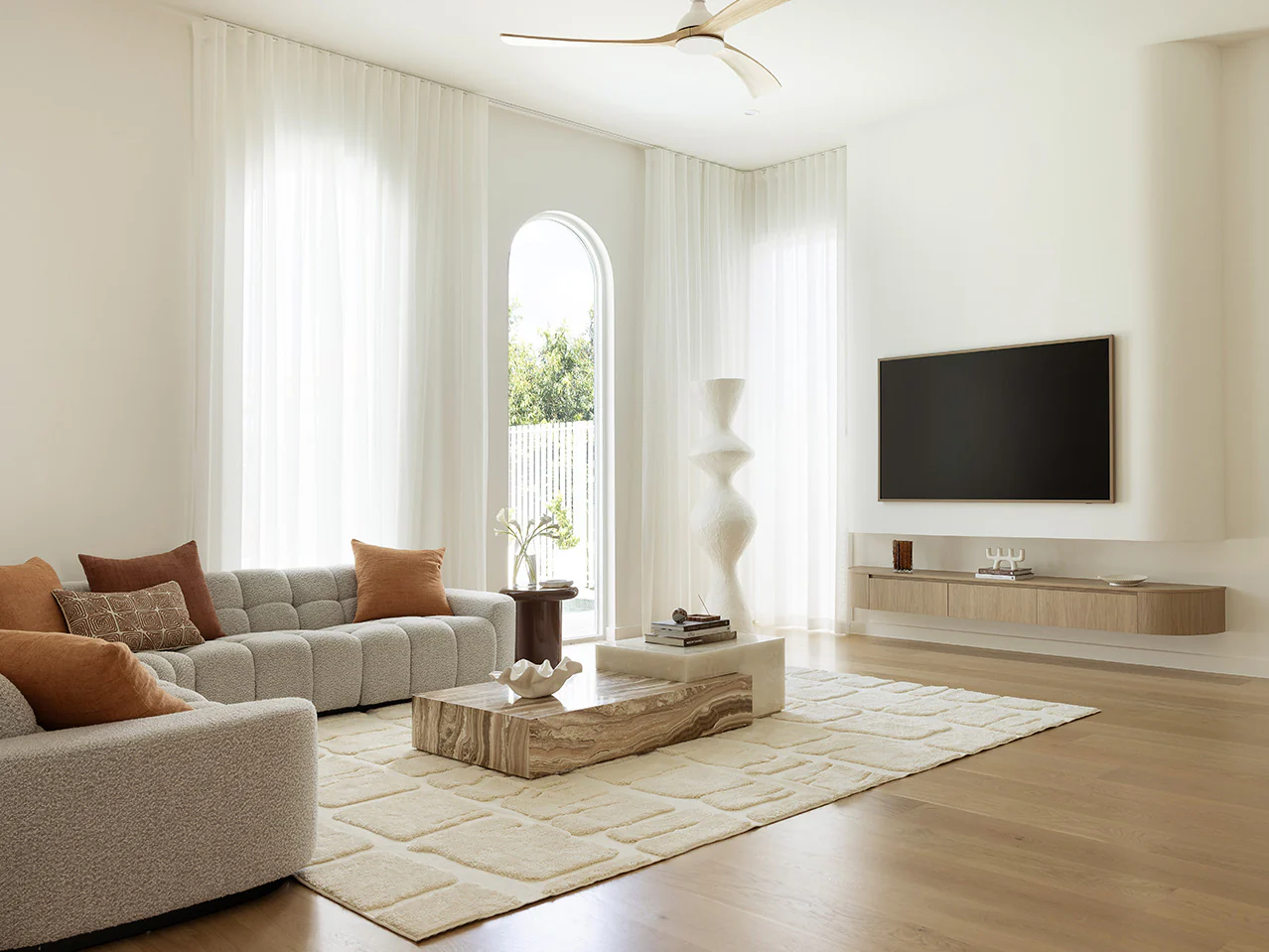 Kunal Ivory Abstract Rug - Image 5