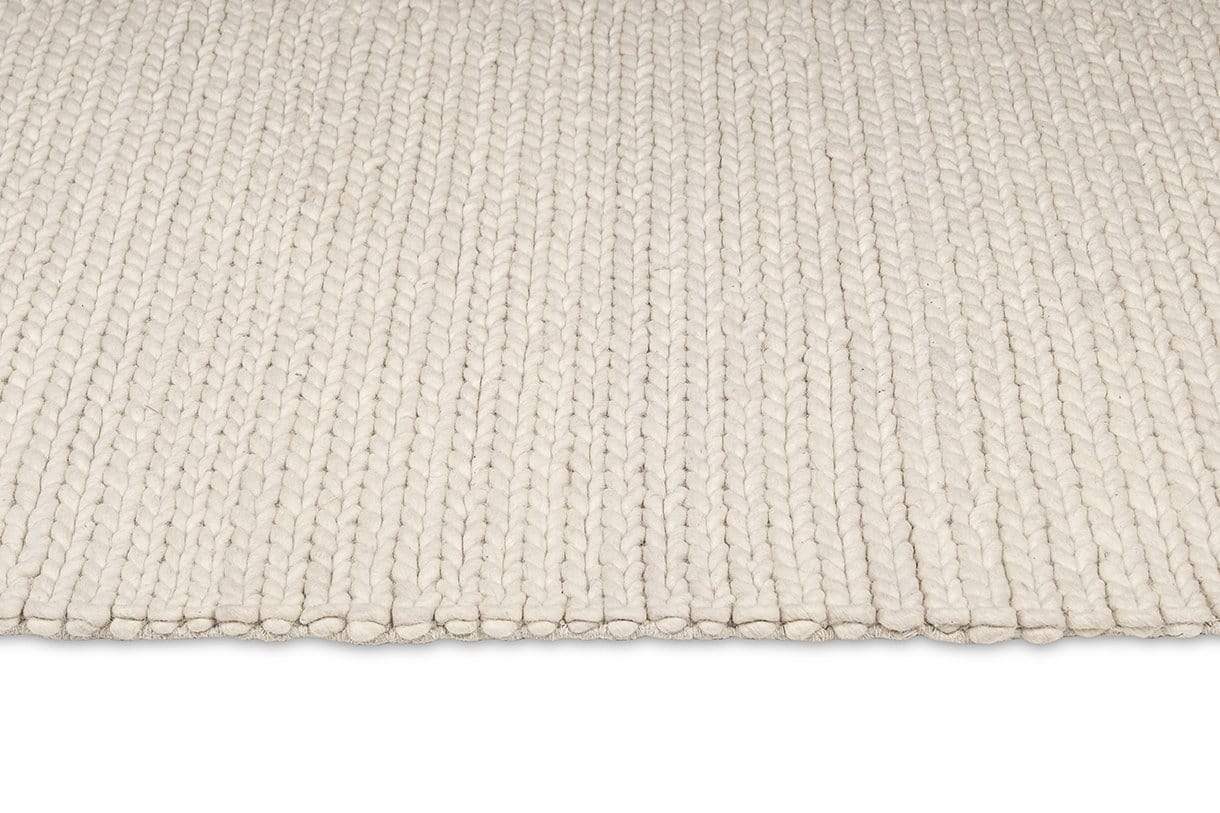 Laila Ivory Braided Wool Rug - Image 16