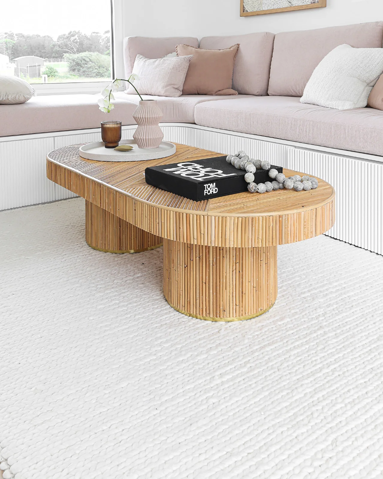 Laila Ivory Braided Wool Rug - Image 8