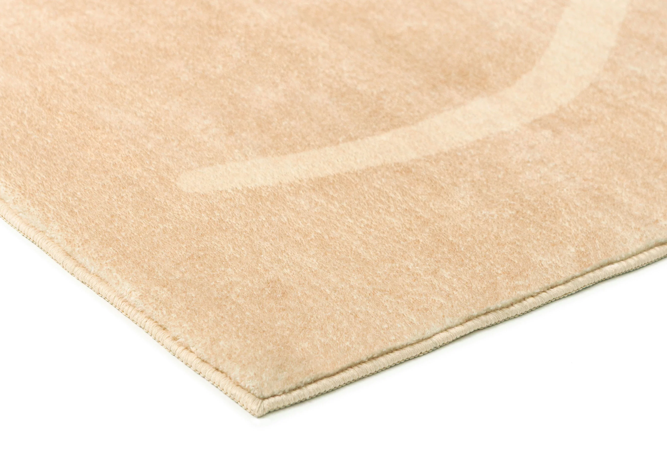 Larsa Beige and Light Beige Abstract Washable Rug - Image 2