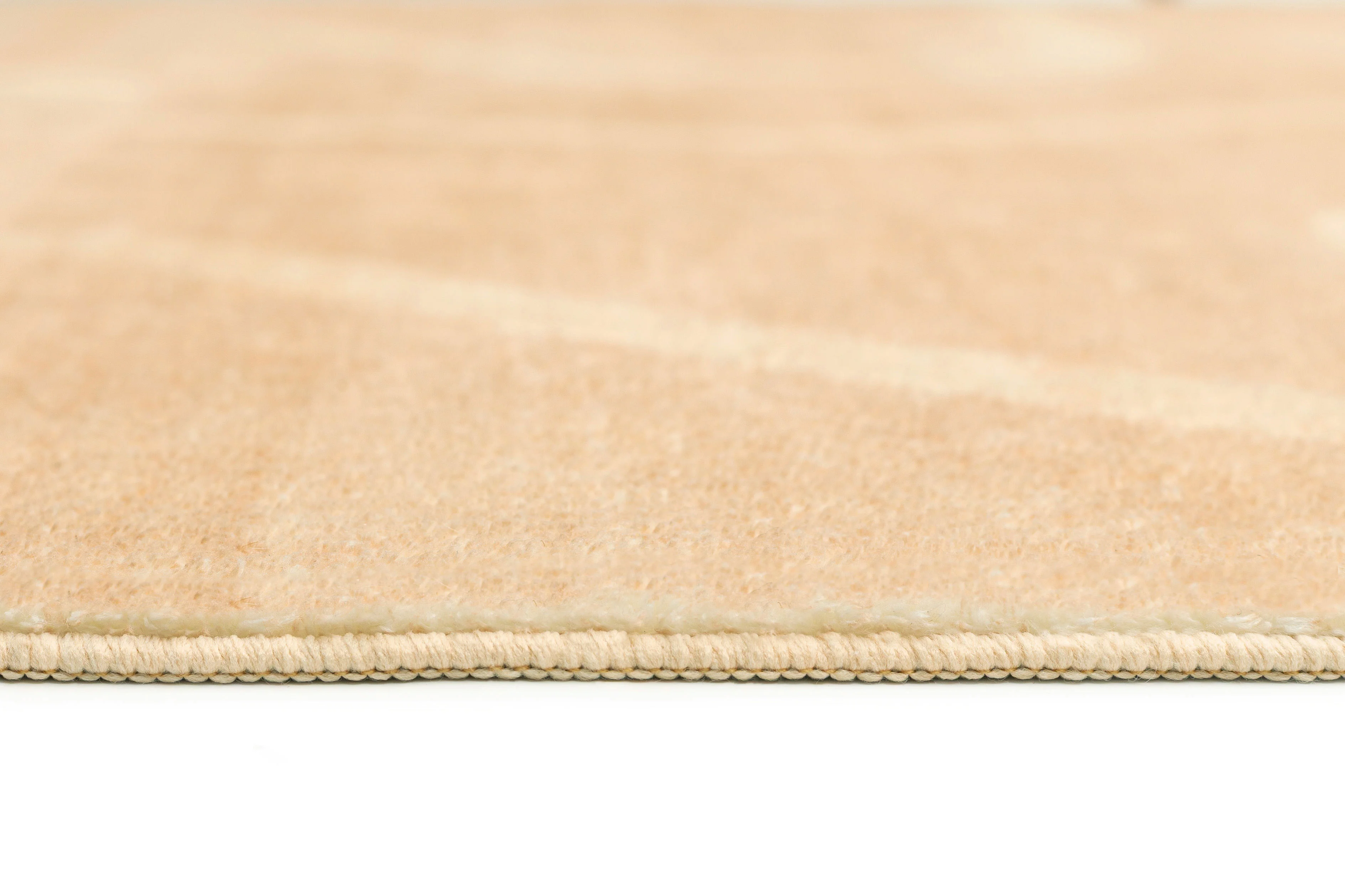 Larsa Beige and Light Beige Abstract Washable Rug - Image 6