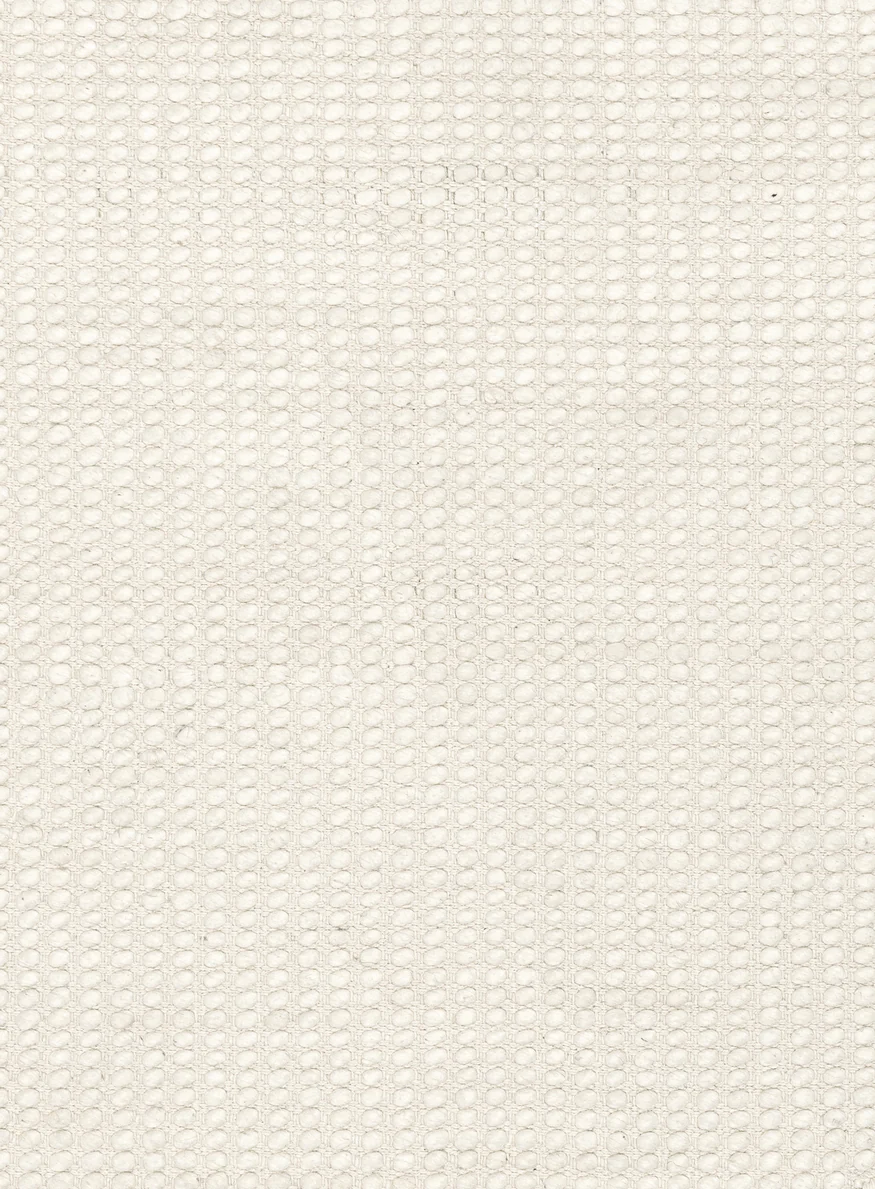 Larvic Ivory Chunky Wool Round Rug - Image 10