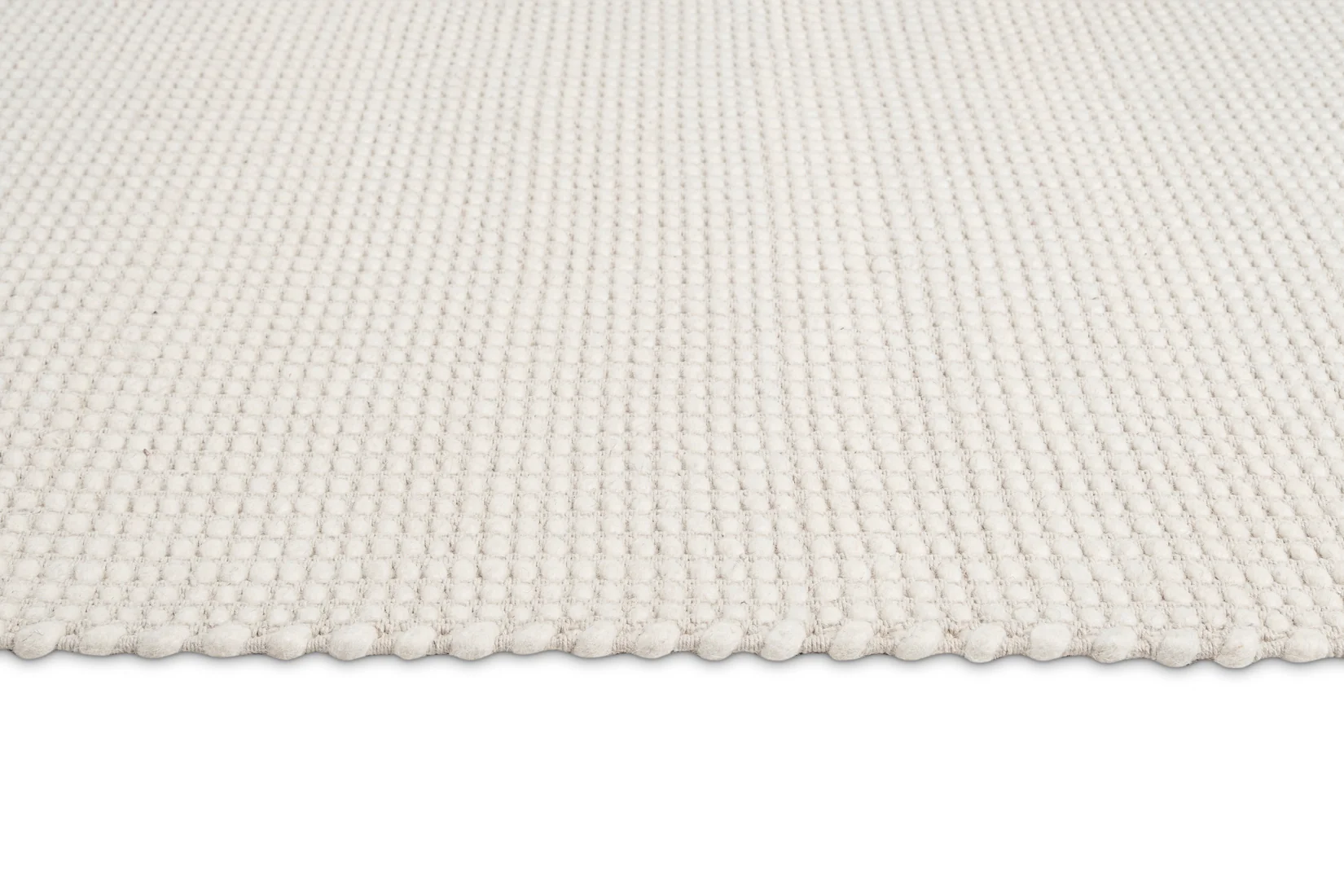 Larvic Ivory Chunky Wool Rug - Image 11