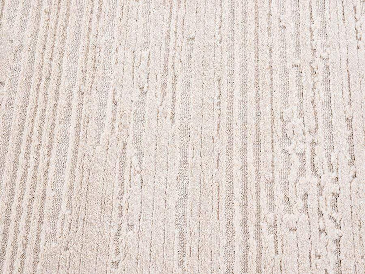 Leilani Ivory Cream Textured Round Rug - Image 12