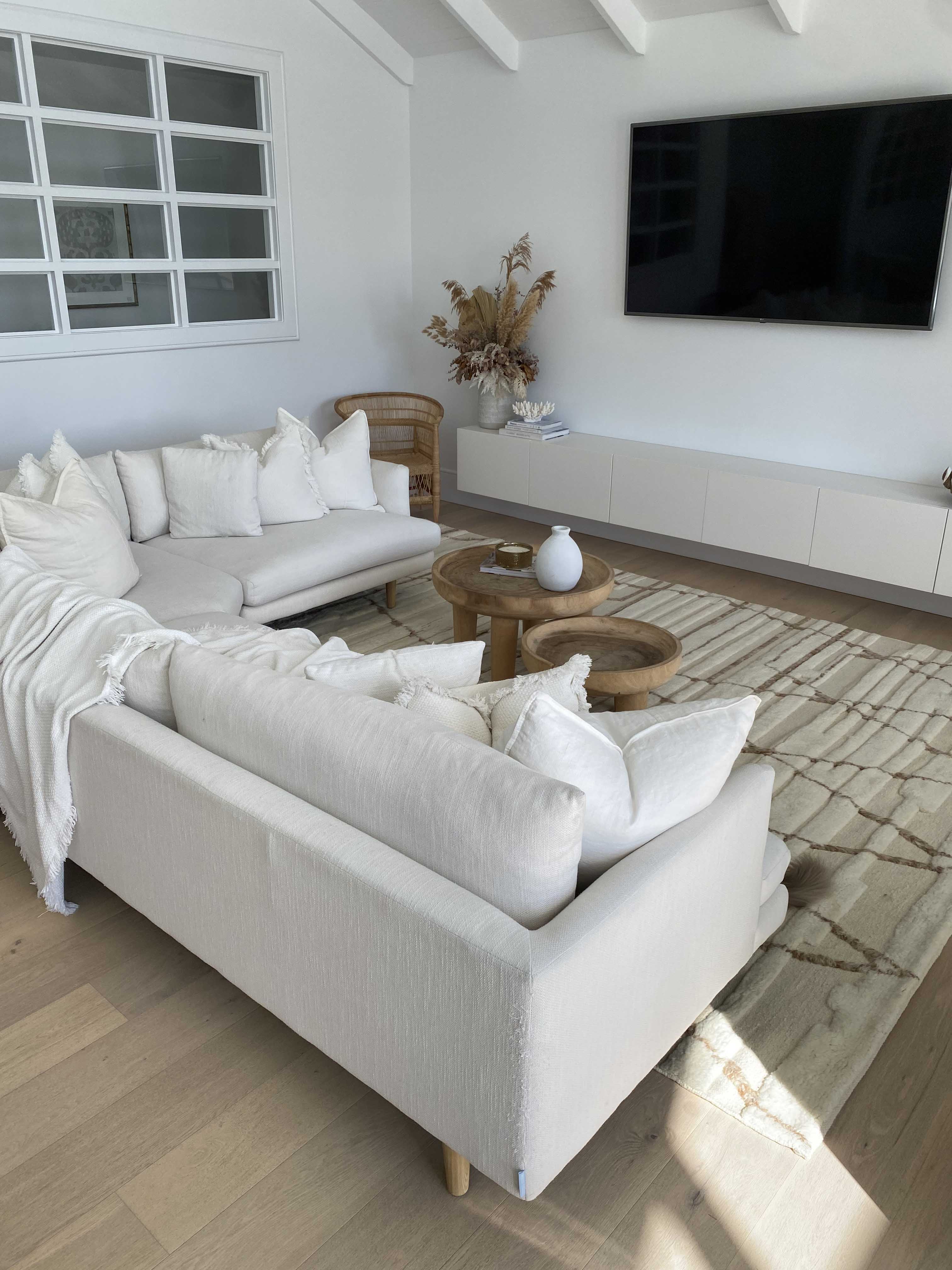 Leona Ivory Beige Tribal Wool Shag Rug - Image 8