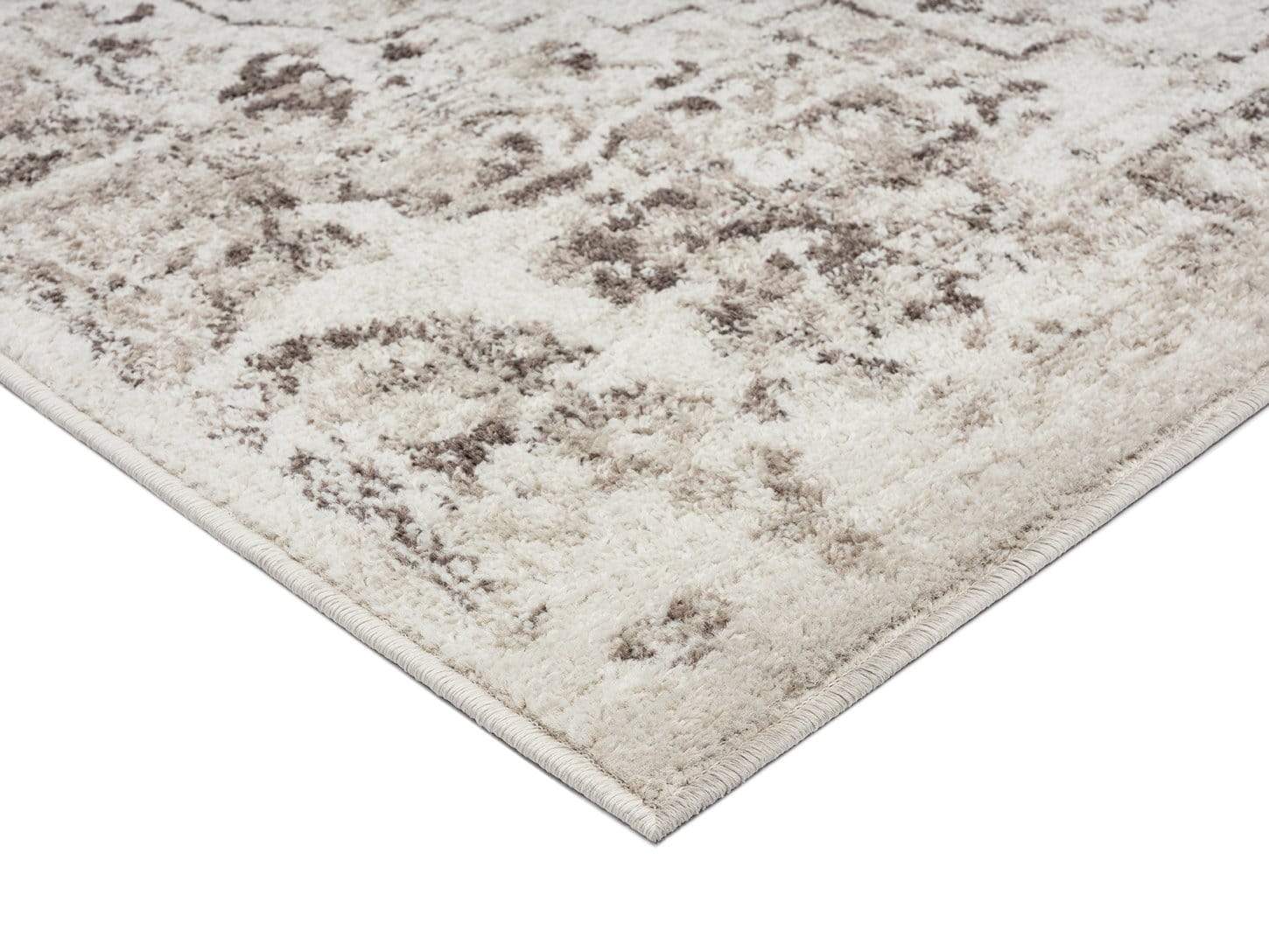 Liliana Cream And Brown Traditional Distressed Floral Rug - Image 13