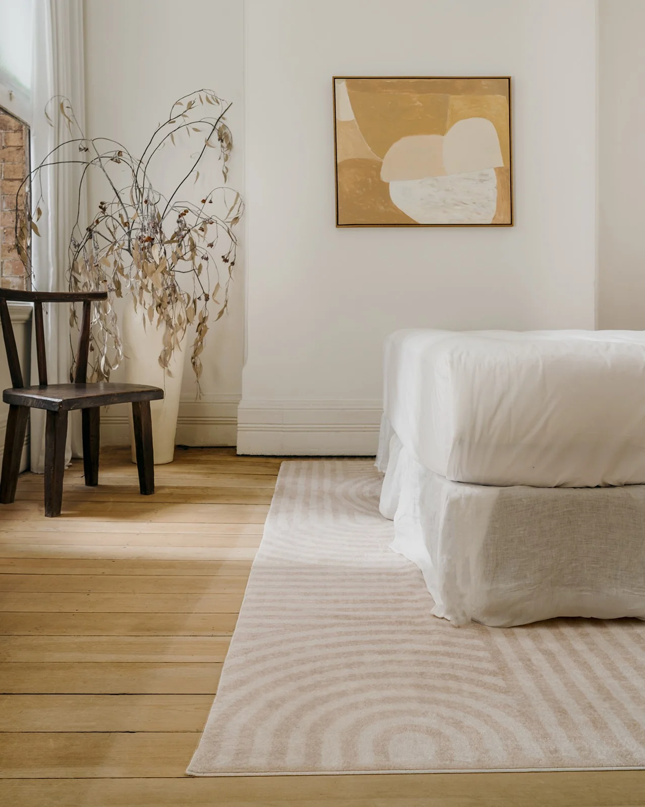 Lissy Ivory Rainbow Pattern Washable Rug - Image 2