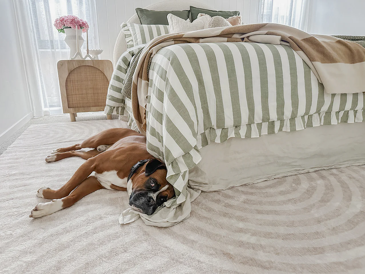 Lissy Ivory Rainbow Pattern Washable Rug - Image 6