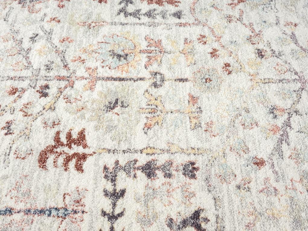 Livvie Blue and Orange Multi-Colour Distressed Rug - Image 11