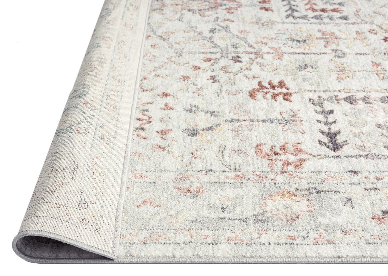 Livvie Blue and Orange Multi-Colour Distressed Runner Rug - Image 8