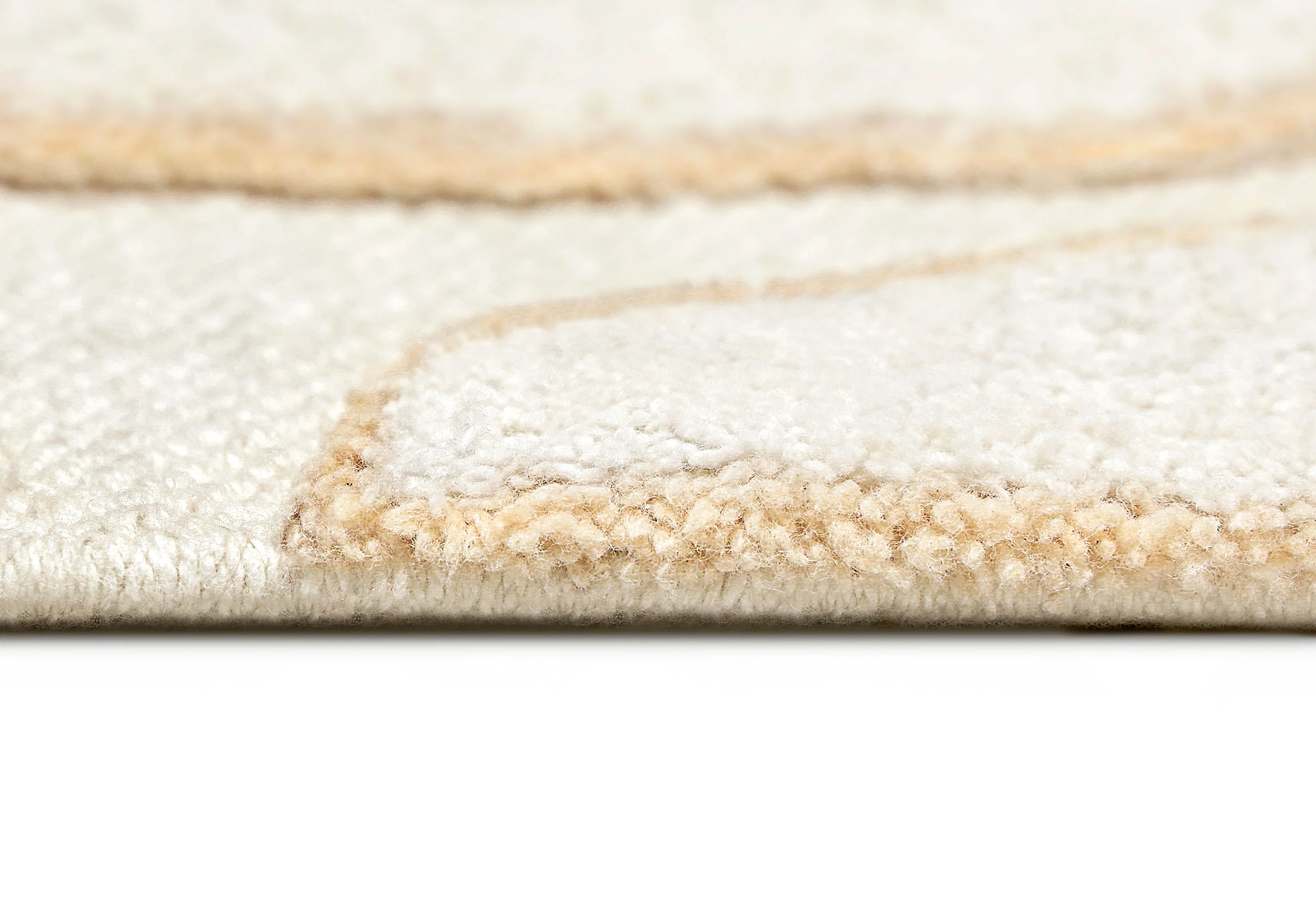 Lola Cream Abstract Cotton Washable Rug - Image 9