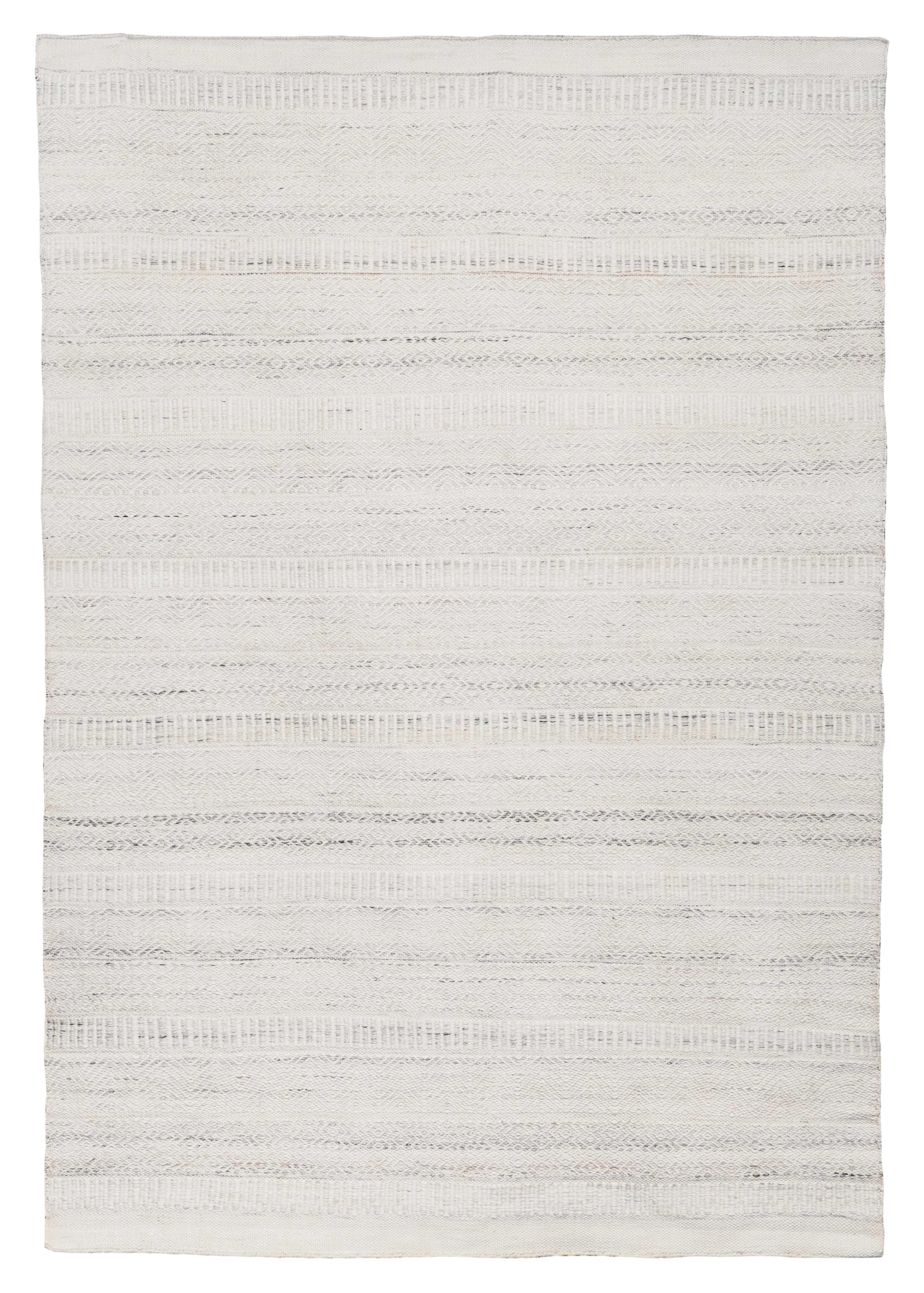 Loretta Cream and Grey Indoor Outdoor P.E.T Rug