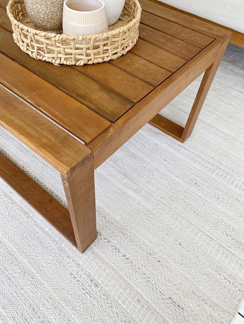 Loretta Cream and Grey Indoor Outdoor P.E.T Rug - Image 7