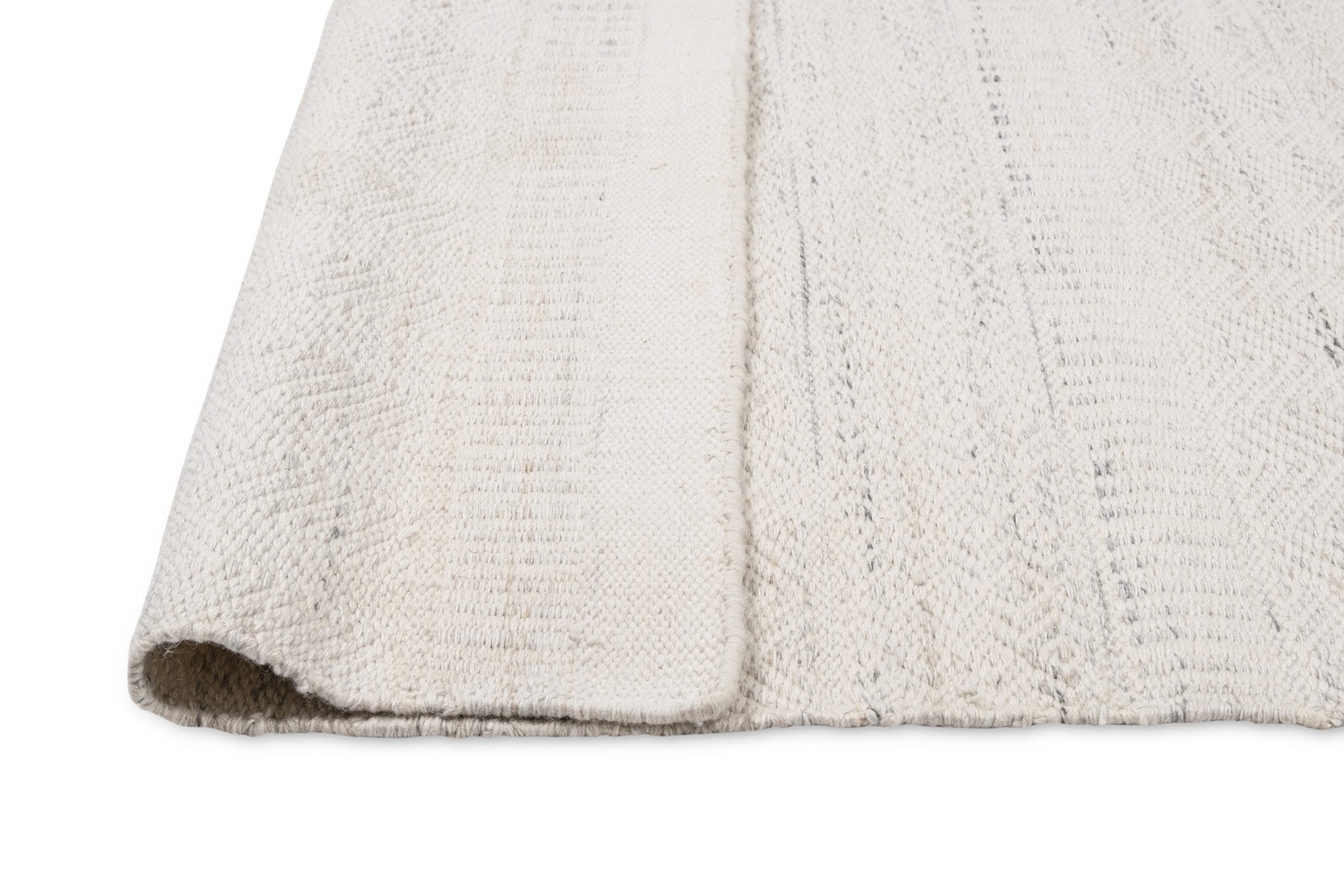 Loretta Cream and Grey Indoor Outdoor P.E.T Runner Rug - Image 4