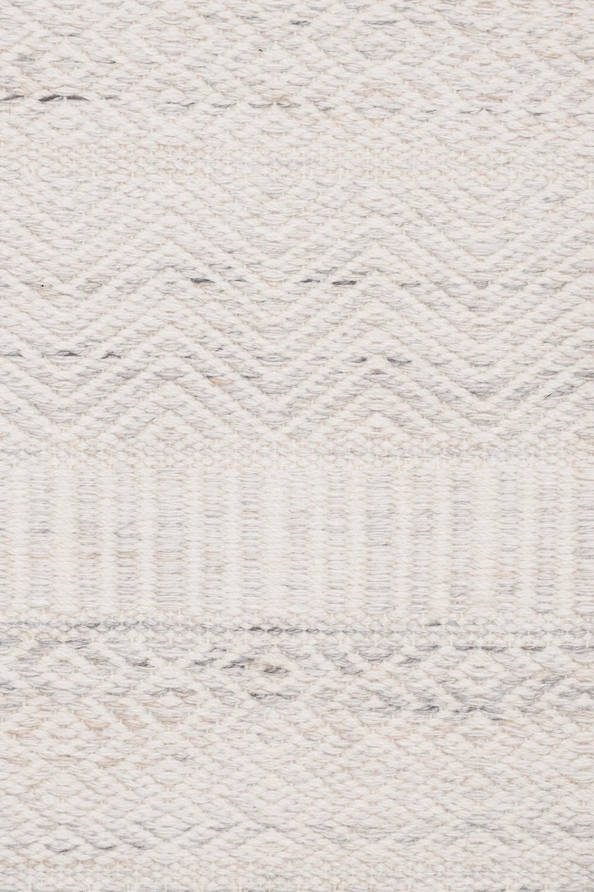Loretta Cream and Grey Indoor Outdoor P.E.T Runner Rug - Image 5