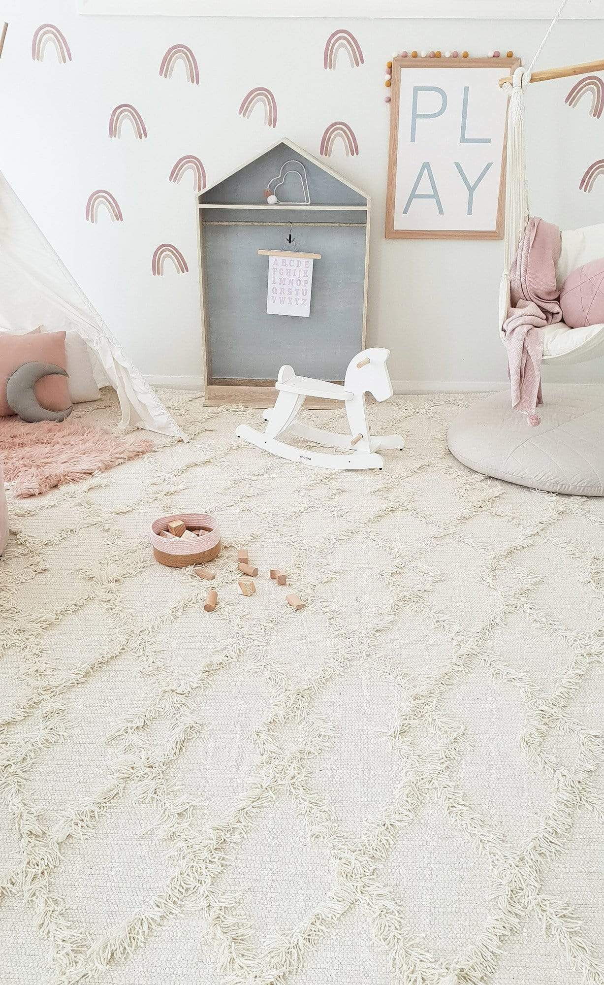 Lova Ivory Wool Rug - Image 13