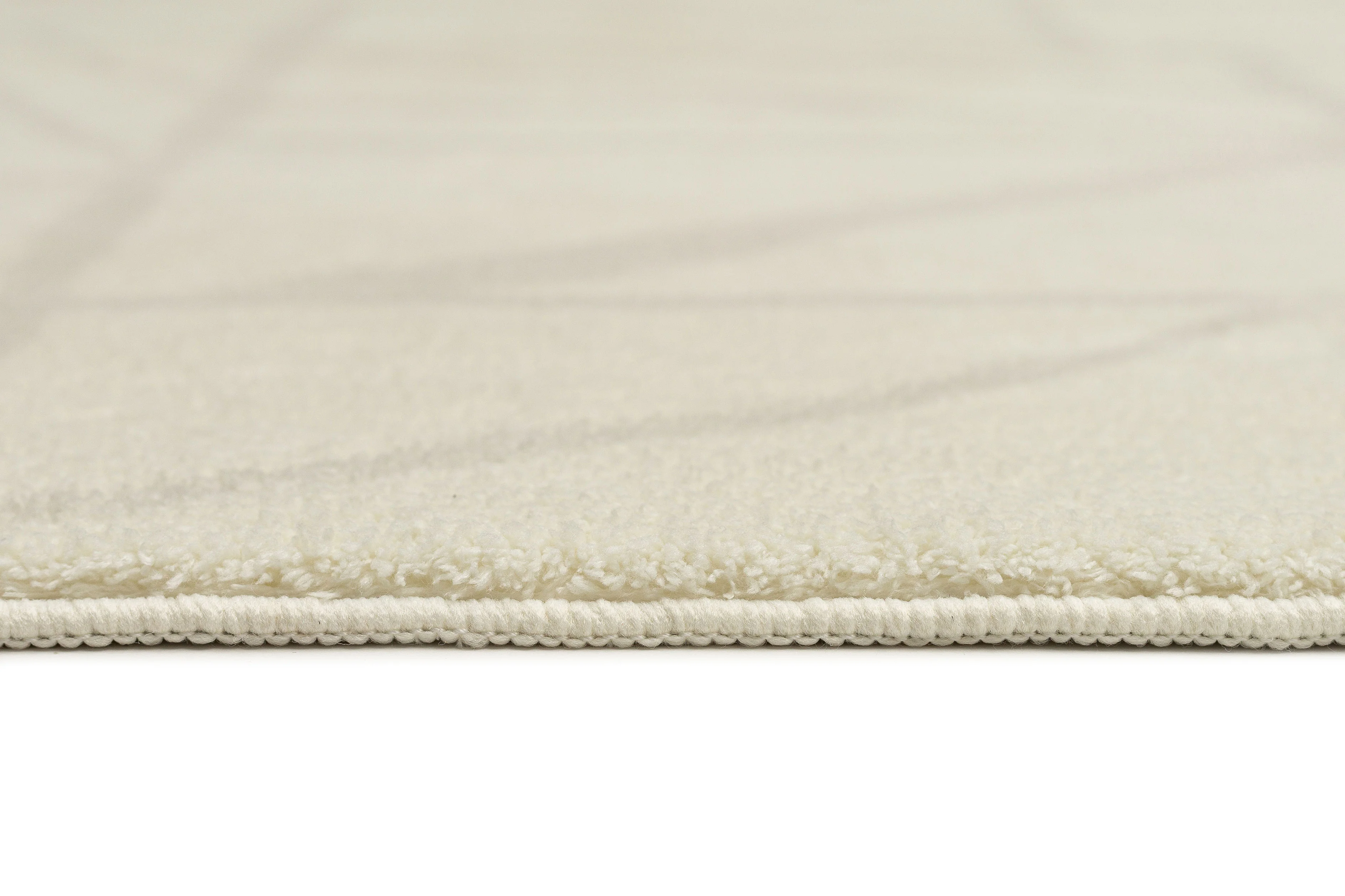 Luca Grey Cream Geometric Washable Rug - Image 8