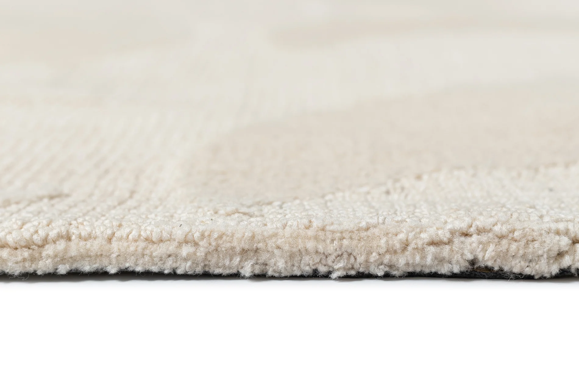 Lucy Beige Cream Half-Moon Pattern Rug - Image 20