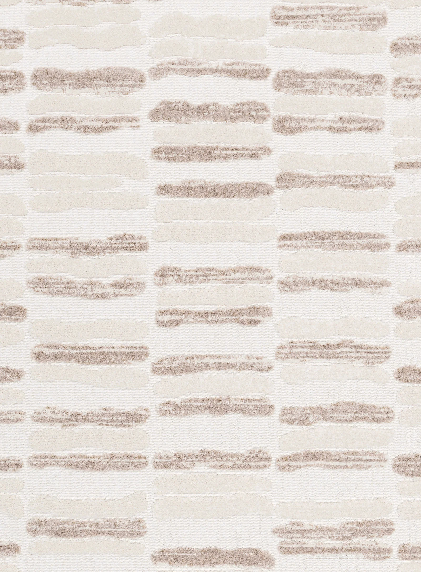 Luiza Ivory and Beige Abstract Striped Rug - Image 11