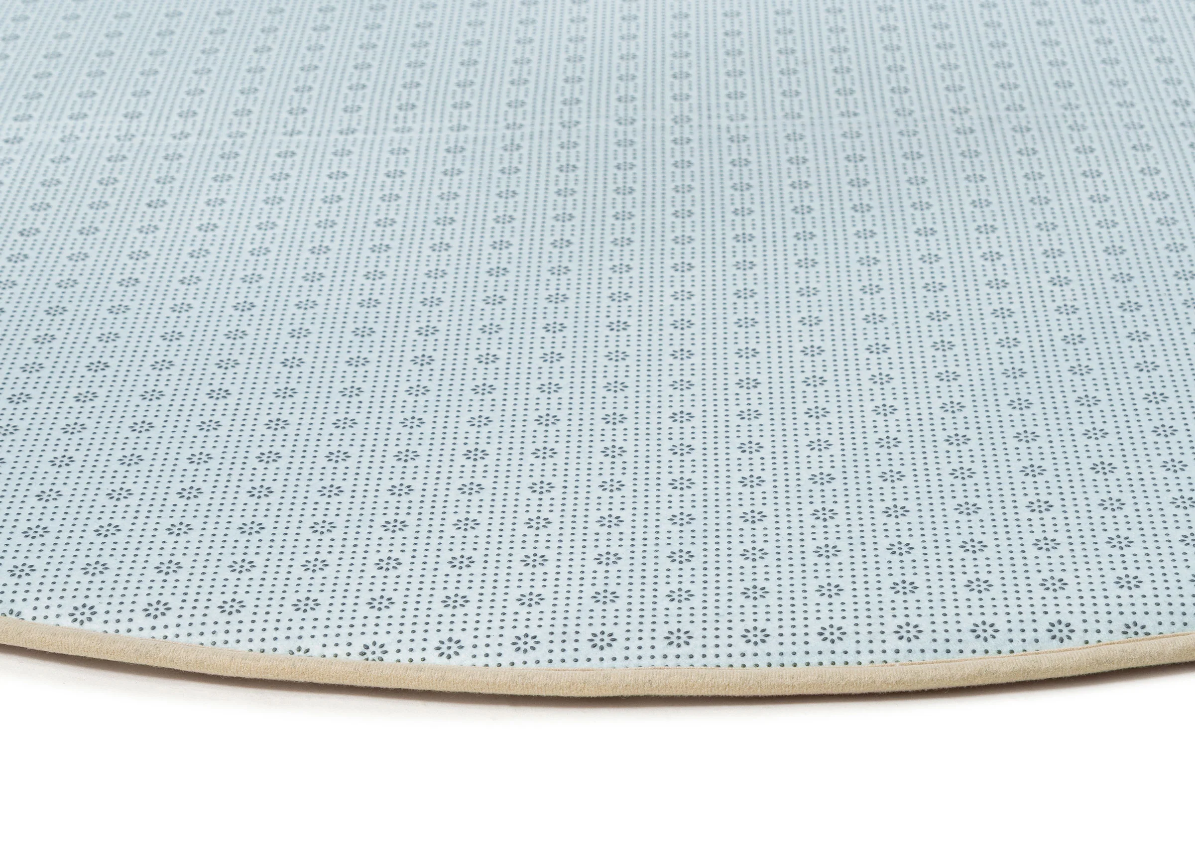 Lumi Grey Plush Rollie Pollie Round Playmat - Image 5